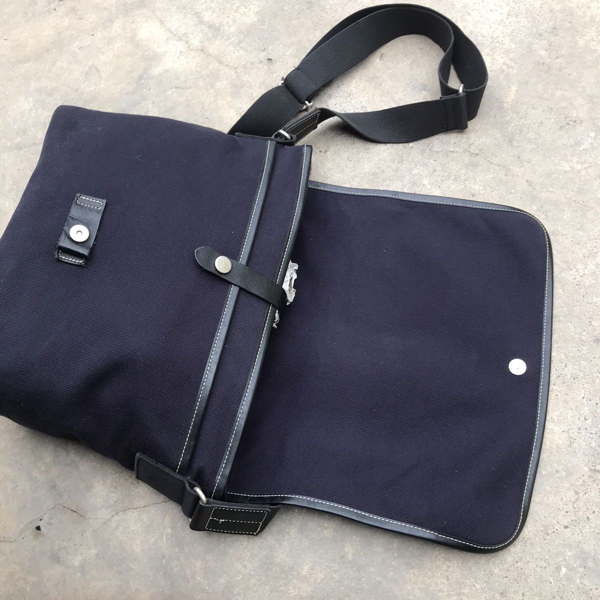 Designer × agnes b. Agnes B Archival Cotton Blend Messenger Bag Size ONE SIZE - 9 Thumbnail