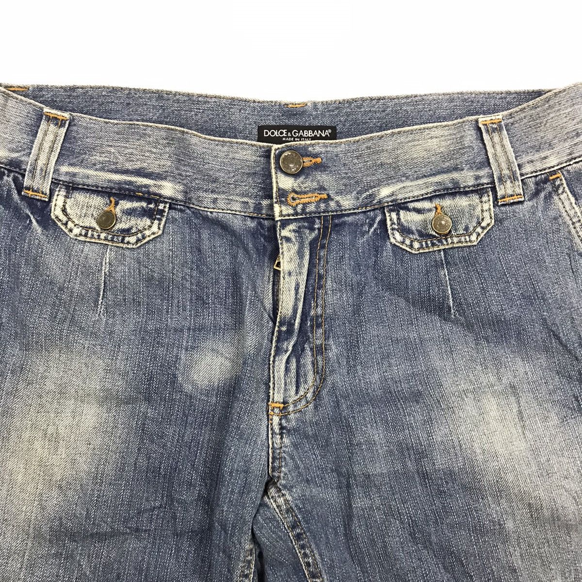 Vintage 💥 FINAL DROP💥 Dolce & Gabbana 16 CUBA Short Denim Size US 35 - 6 Thumbnail