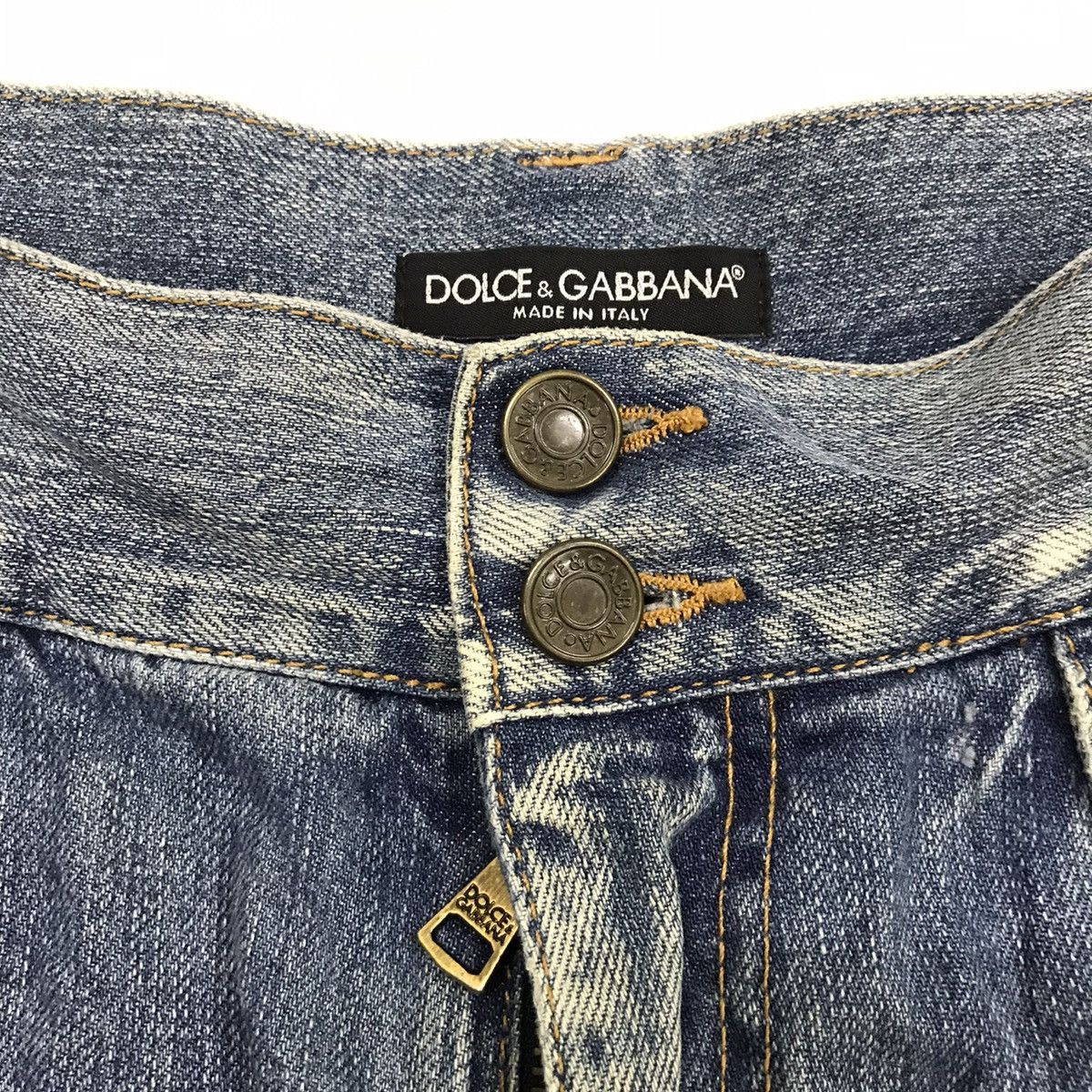 Vintage 💥 FINAL DROP💥 Dolce & Gabbana 16 CUBA Short Denim Size US 35 - 7 Thumbnail