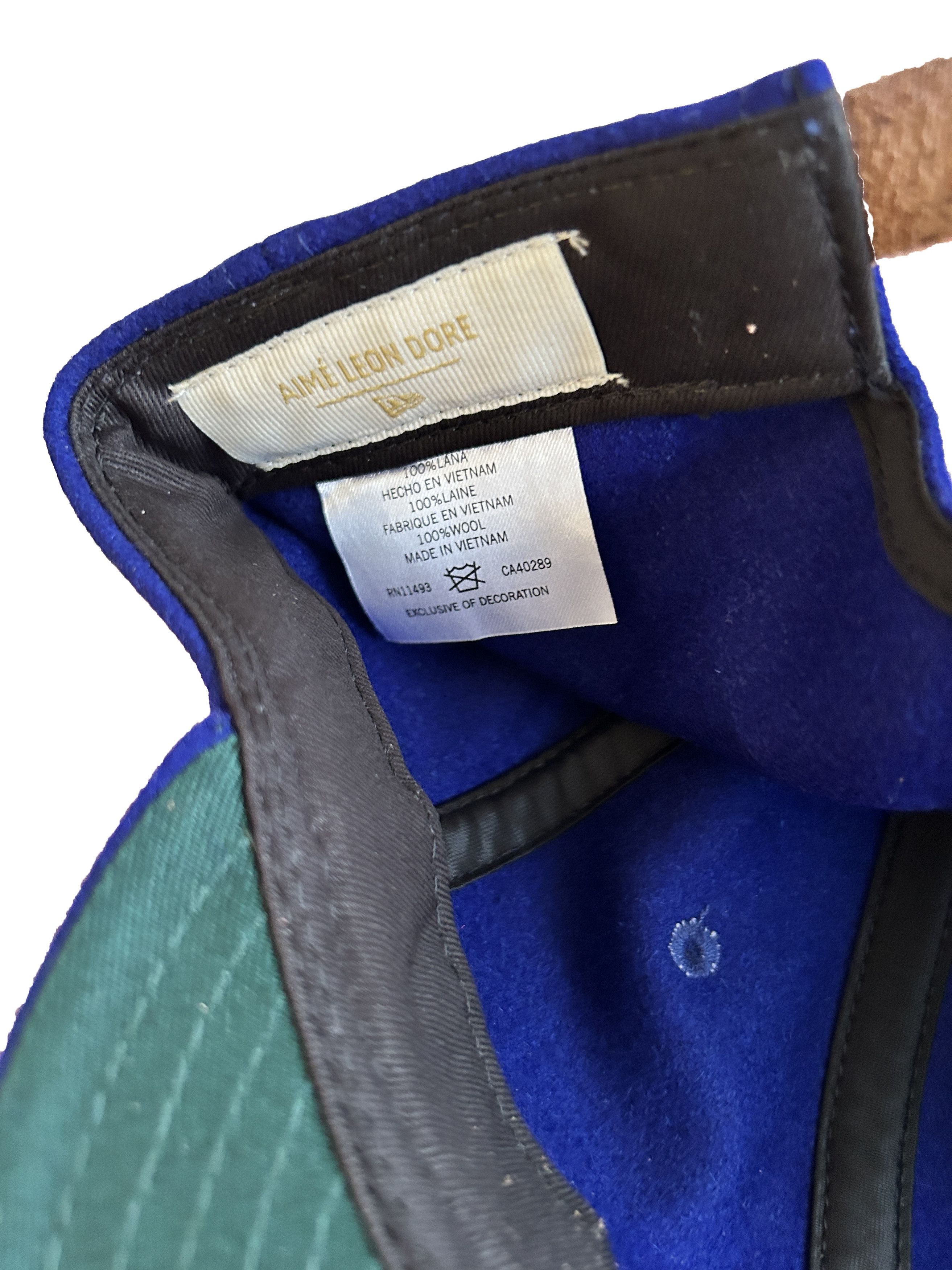 Aime Leon Dore New Era × Aime Leon Dore ALD / New Era Wool Mets Hat Blue Size ONE SIZE - 4 Thumbnail