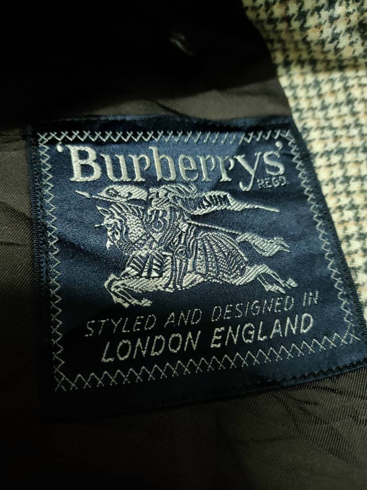 Burberry Vintage Burberry Checked Wool Blazer Jacket Size US M / EU 48-50 / 2 - 7 Thumbnail