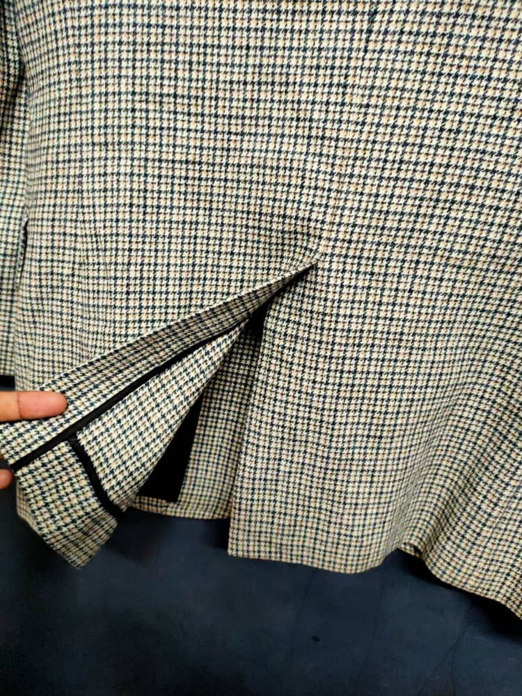 Burberry Vintage Burberry Checked Wool Blazer Jacket Size US M / EU 48-50 / 2 - 5 Thumbnail