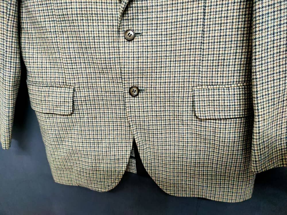 Burberry Vintage Burberry Checked Wool Blazer Jacket Size US M / EU 48-50 / 2 - 4 Thumbnail