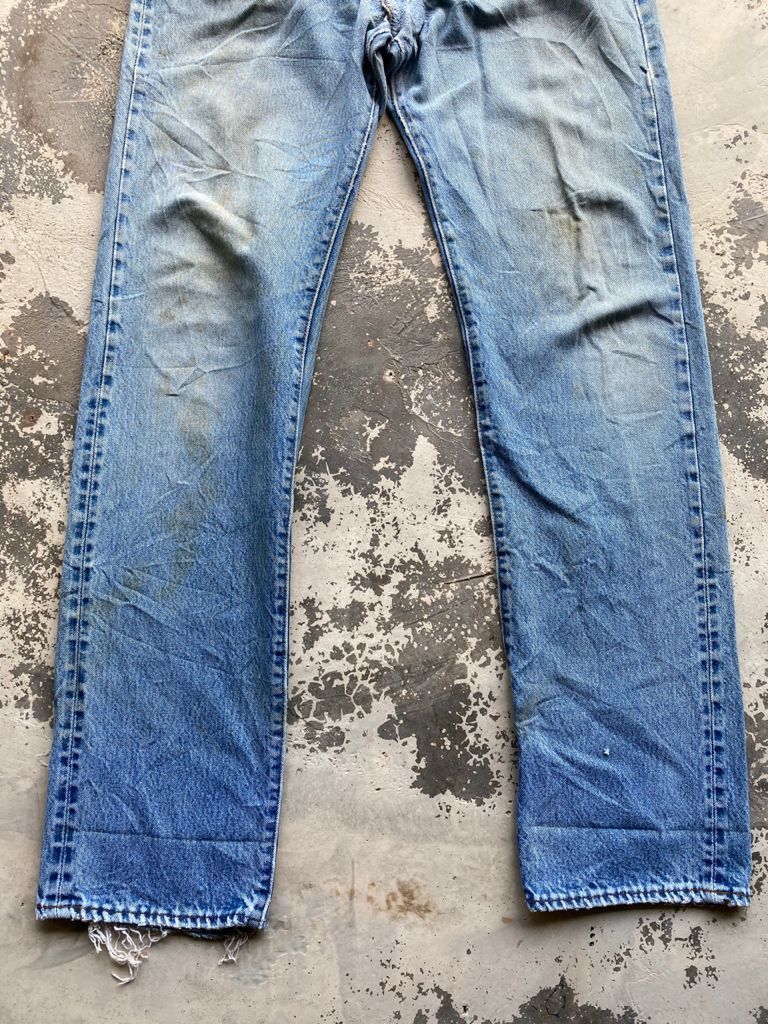 Levi's Vintage Clothing SICKS💥Vintage Levi's 501 Small e 80s Redline Distressed Size US 31 - 6 Thumbnail