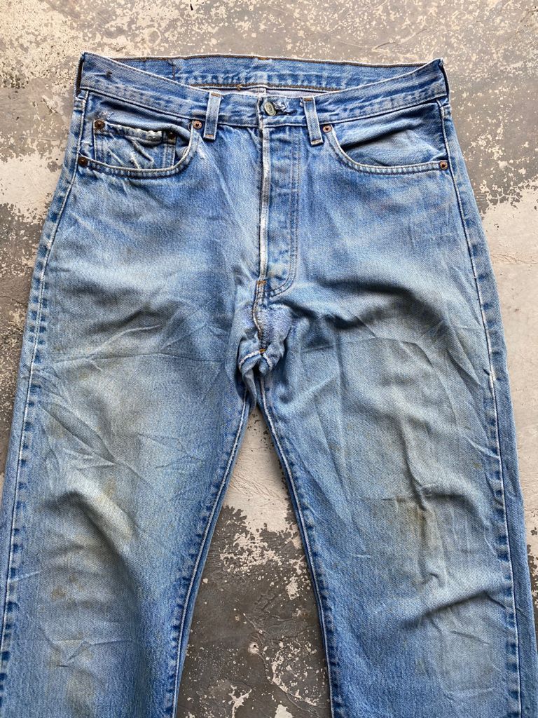 Levi's Vintage Clothing SICKS💥Vintage Levi's 501 Small e 80s Redline Distressed Size US 31 - 5 Thumbnail