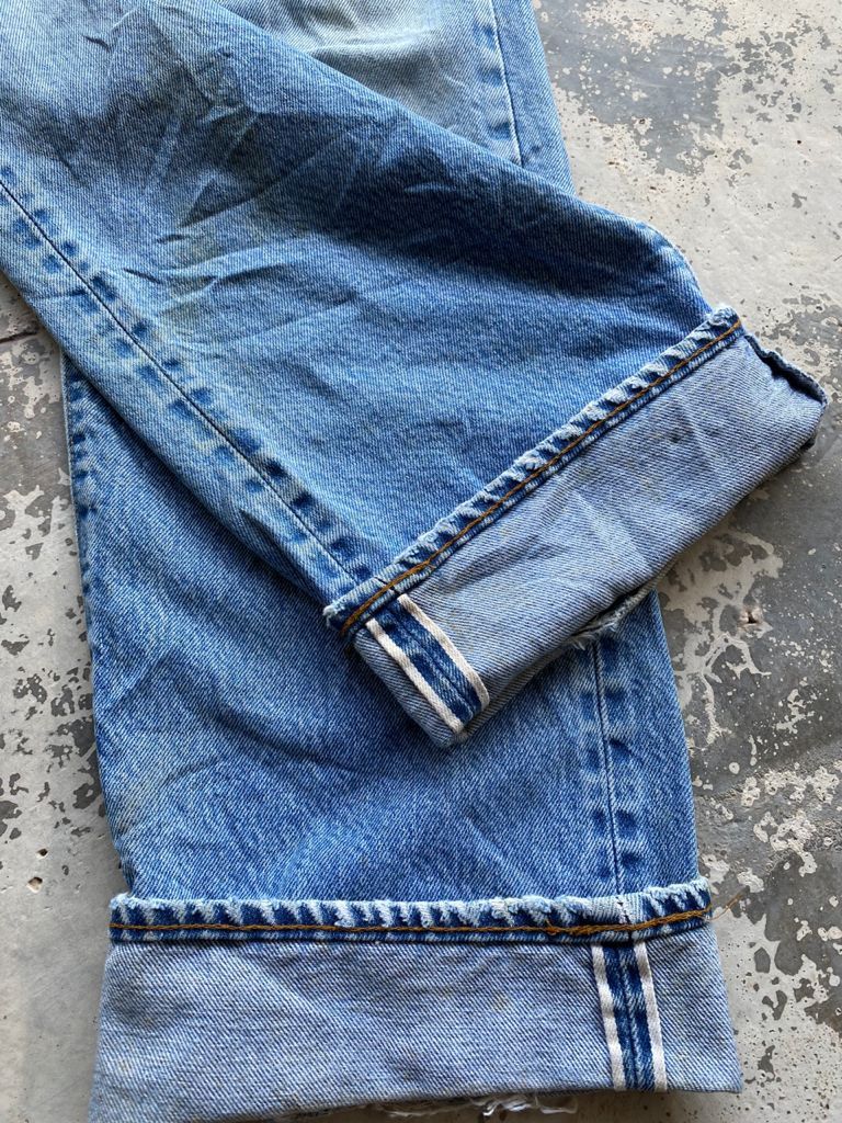 Levi's Vintage Clothing SICKS💥Vintage Levi's 501 Small e 80s Redline Distressed Size US 31 - 4 Thumbnail