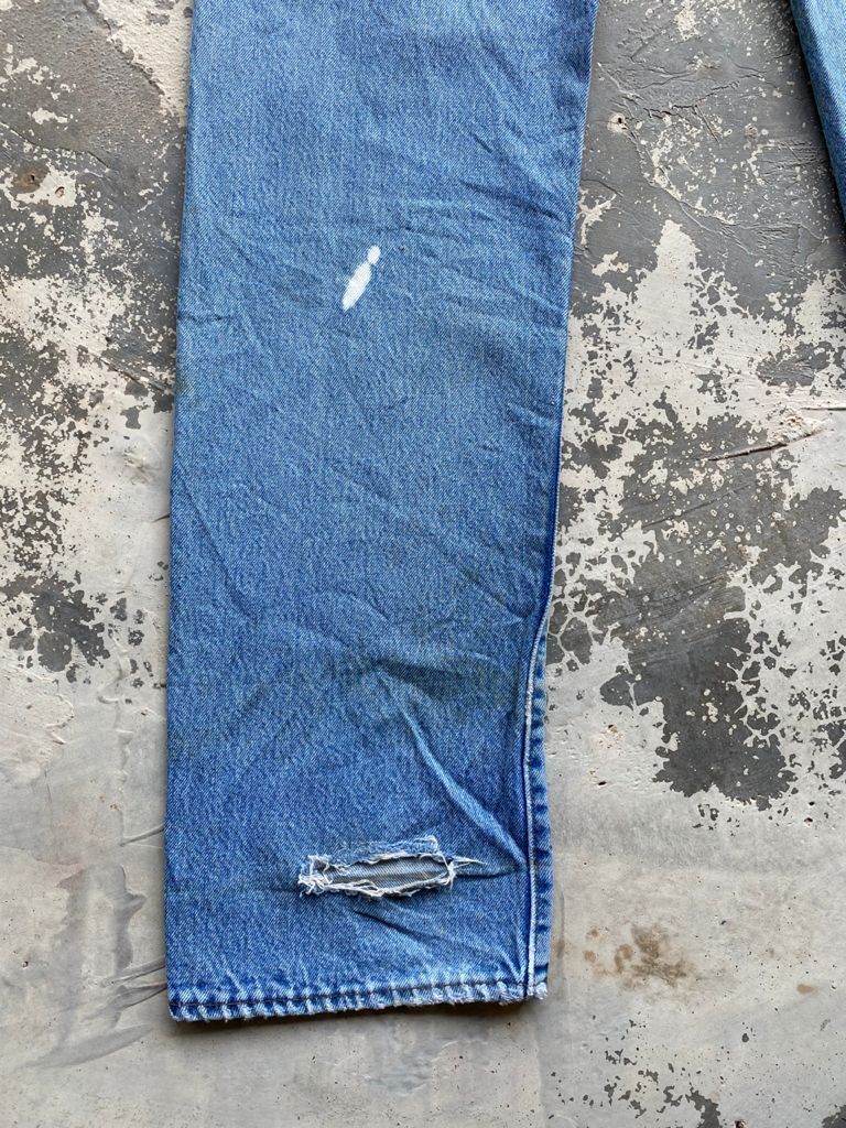 Levi's Vintage Clothing SICKS💥Vintage Levi's 501 Small e 80s Redline Distressed Size US 31 - 21 Thumbnail
