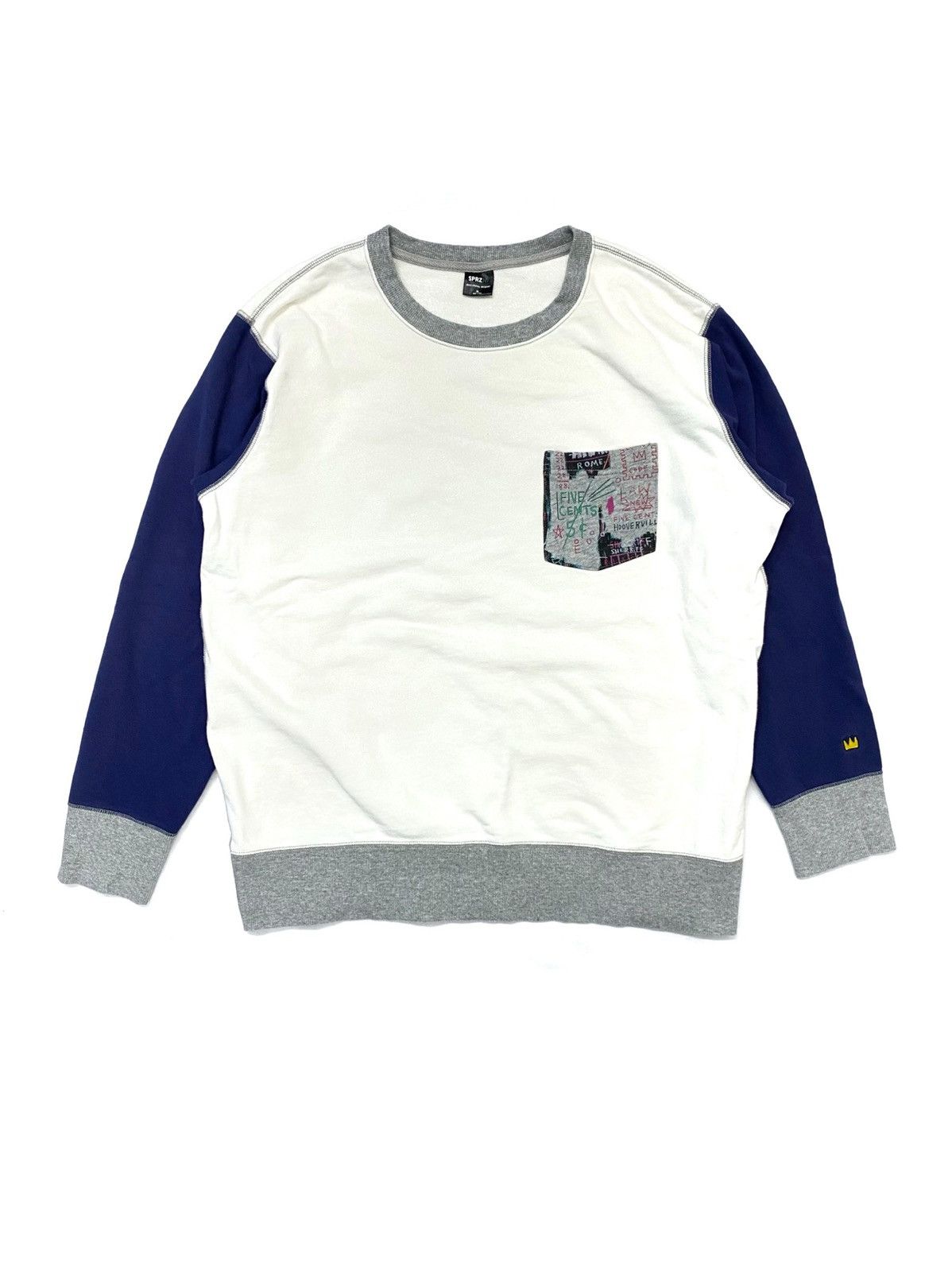 Japanese Brand × Jean-Michel Basquiat Jean Michel Basquiat Uniqlo Sweatshirt Size US XL / EU 56 / 4 - 1 Thumbnail
