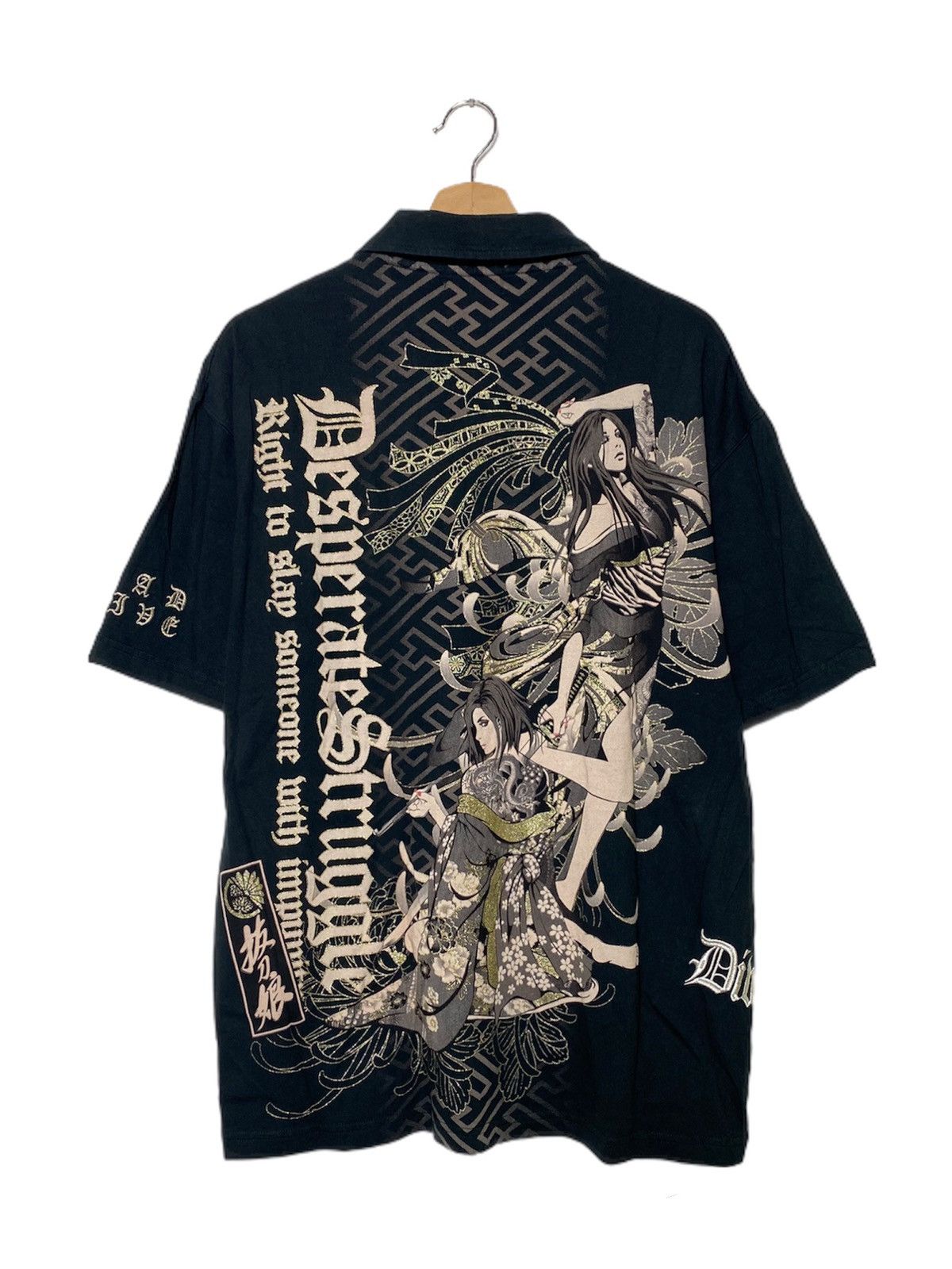 Japanese Brand Vintage Devine Retribution Anime Sukajan Shirt Size US XXL / EU 58 / 5 - 1 Thumbnail