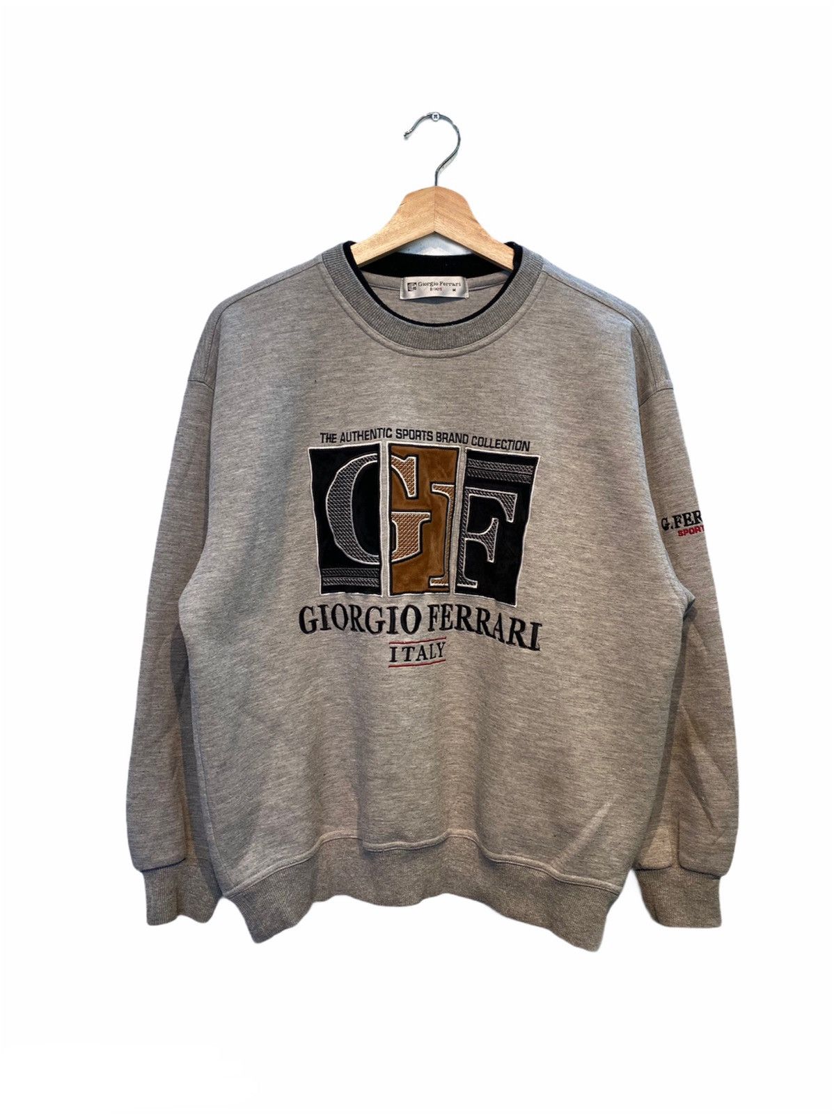 Vintage Vintage Giorgio Ferrari Crewneck Size US M / EU 48-50 / 2 - 1 Thumbnail