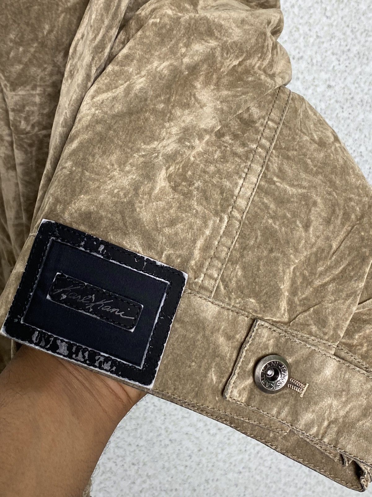 Karl Kani × Rap Tees × Vintage Vintage Karl Kani Velvet Jacket / Tupac Eminem Travis Scott Size US L / EU 52-54 / 3 - 4 Thumbnail