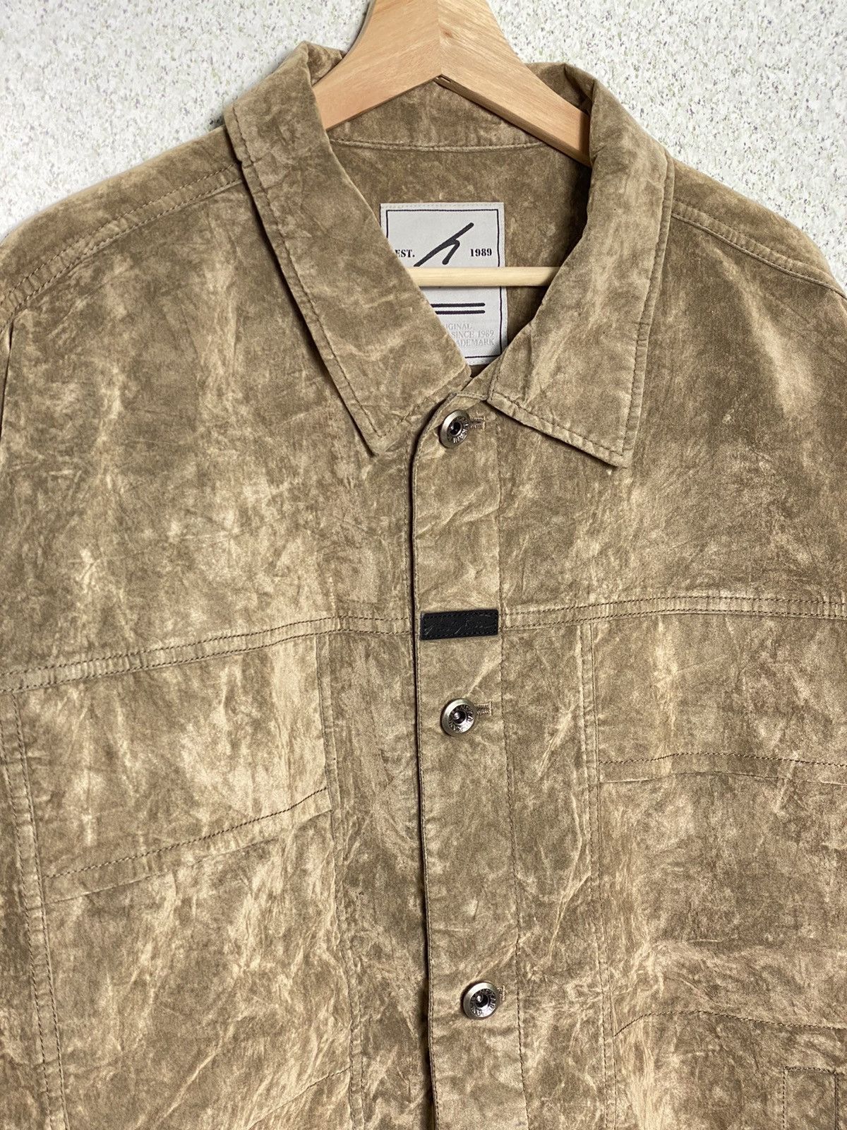 Karl Kani × Rap Tees × Vintage Vintage Karl Kani Velvet Jacket / Tupac Eminem Travis Scott Size US L / EU 52-54 / 3 - 2 Thumbnail