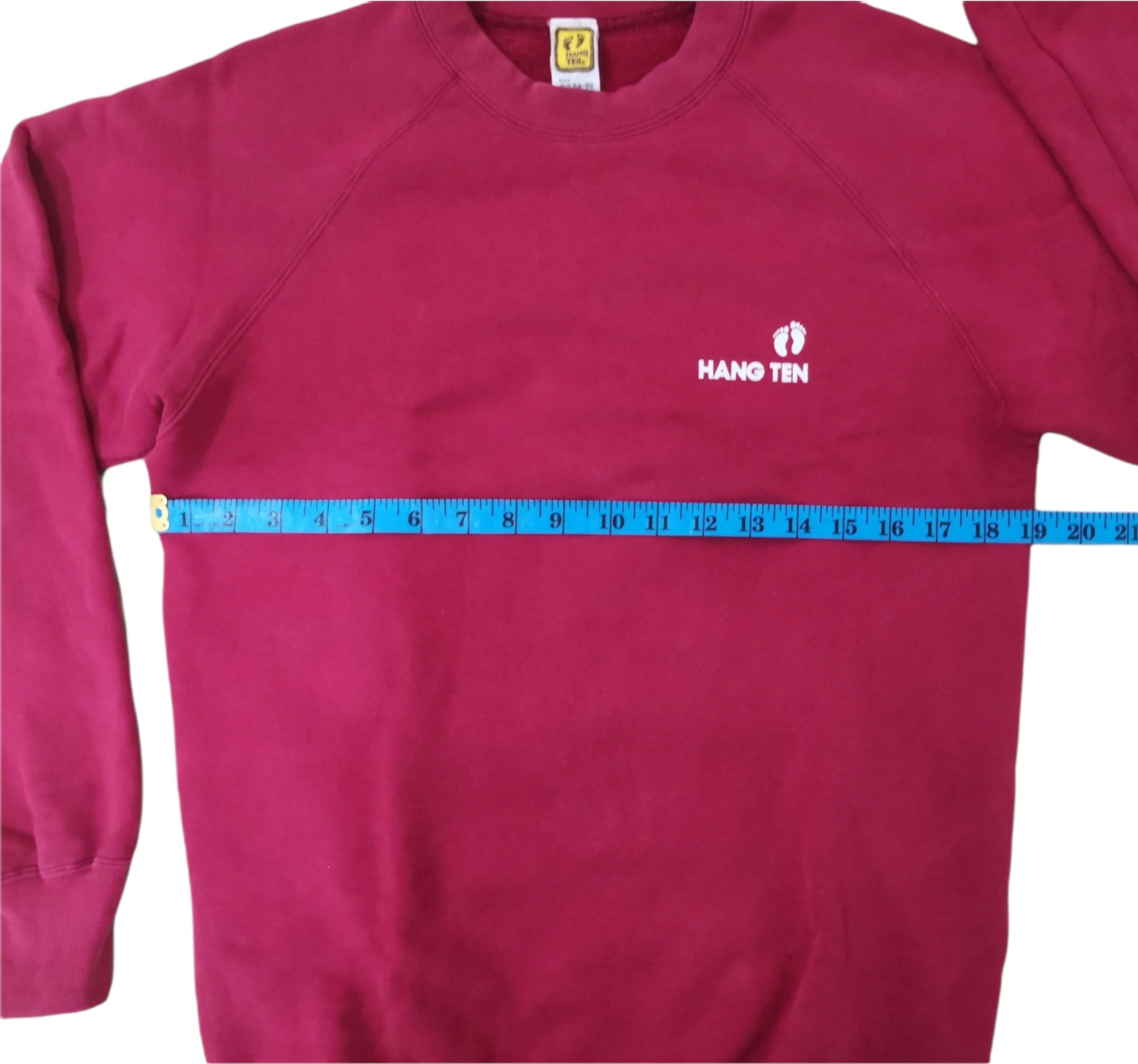 Hang Ten Vintage Hang Ten San Diego OG Sweatshirt Red Streetwear Size US M / EU 48-50 / 2 - 8 Thumbnail