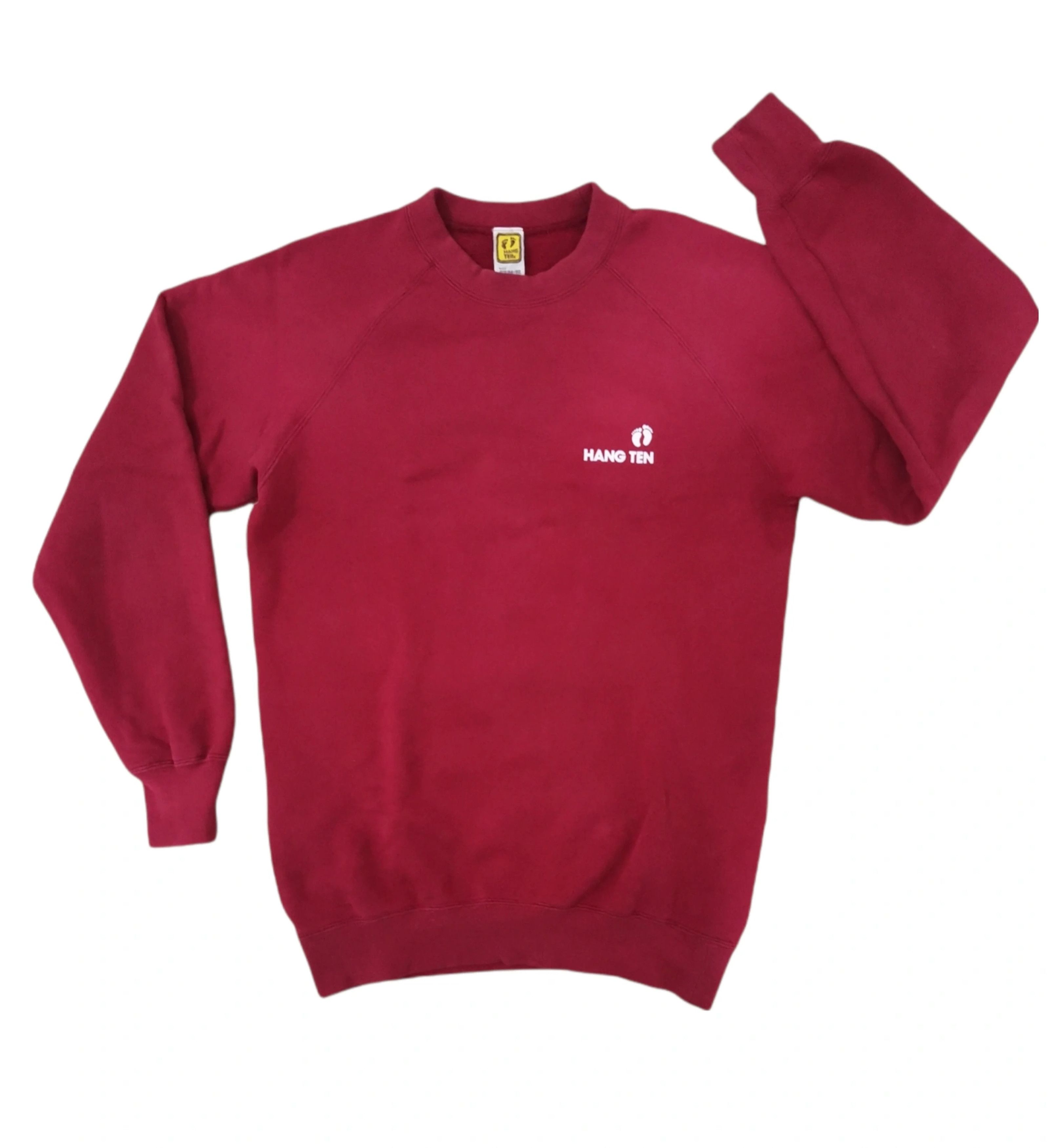 Hang Ten Vintage Hang Ten San Diego OG Sweatshirt Red Streetwear Size US M / EU 48-50 / 2 - 3 Thumbnail