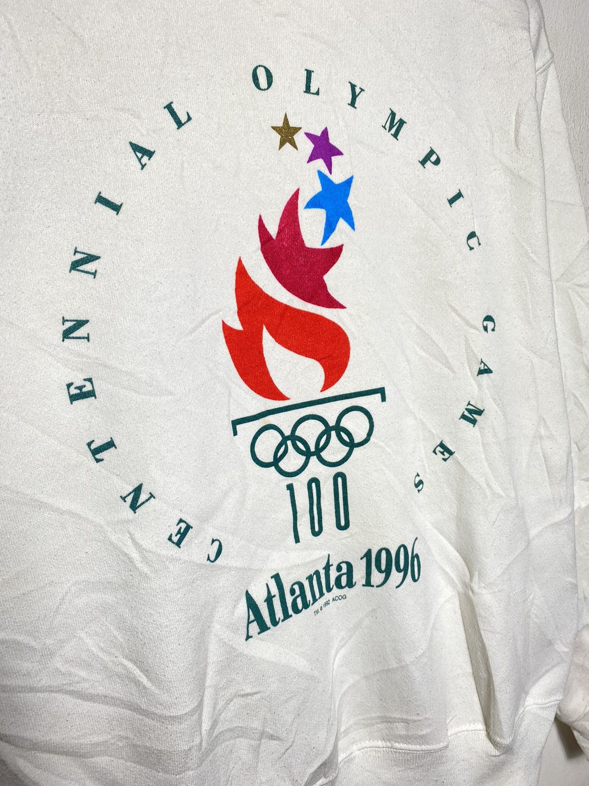 Japanese Brand Vintage Olympic USA 1996 Crewneck Size US L / EU 52-54 / 3 - 2 Thumbnail