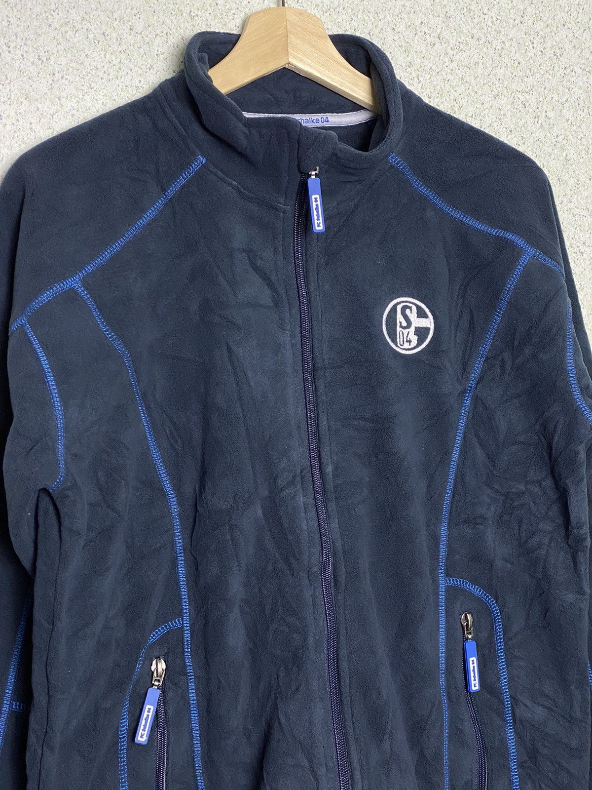 Vintage FC Schalke 04 Football BundesLiga Fleece Size US M / EU 48-50 / 2 - 2 Thumbnail