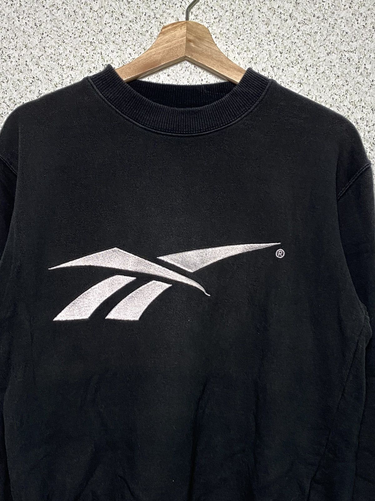 Reebok × Vintage Vintage Reebok Big Logo Crewneck Size US M / EU 48-50 / 2 - 2 Thumbnail