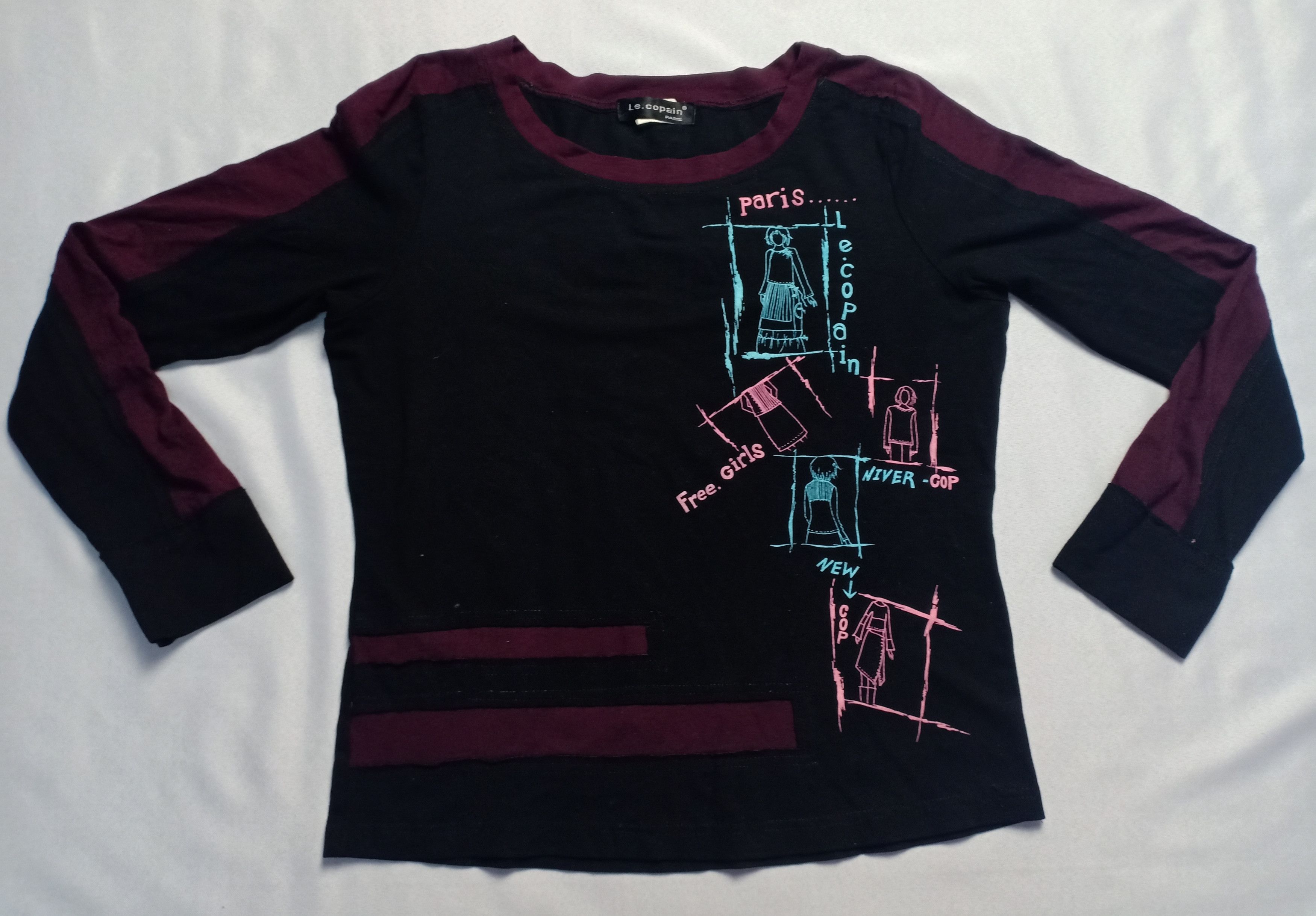 Other Le.Copain Paris style long sleeve tshirt Size S / US 4 / IT 40 - 2 Thumbnail