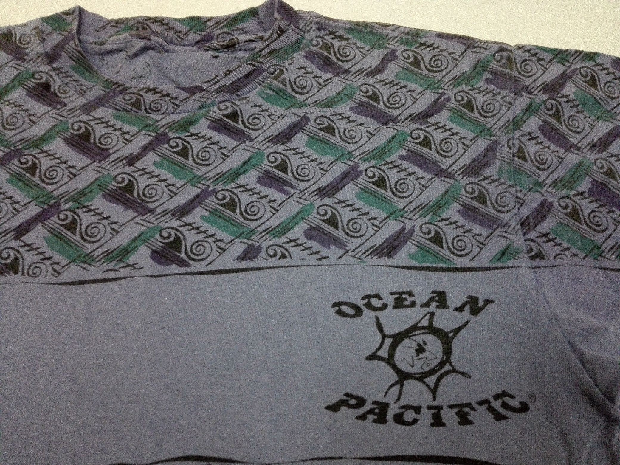 Ocean Pacific OP OCEAN PACIFIC SUNWEAR All Over Printed Tee Size US M / EU 48-50 / 2 - 2 Thumbnail
