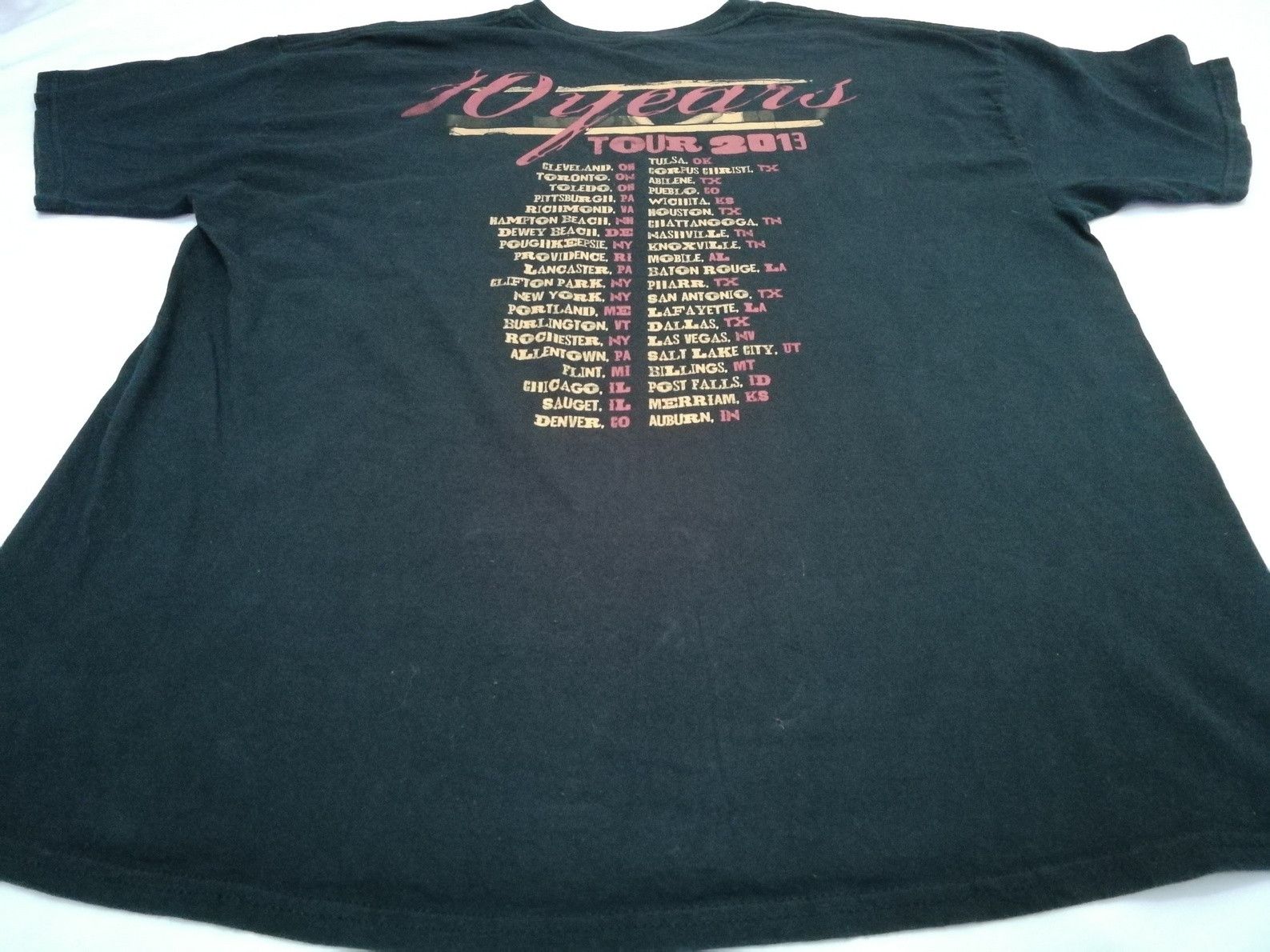 Band Tees 10 Years American Alternative Metal Band grunge Size US XL / EU 56 / 4 - 3 Thumbnail