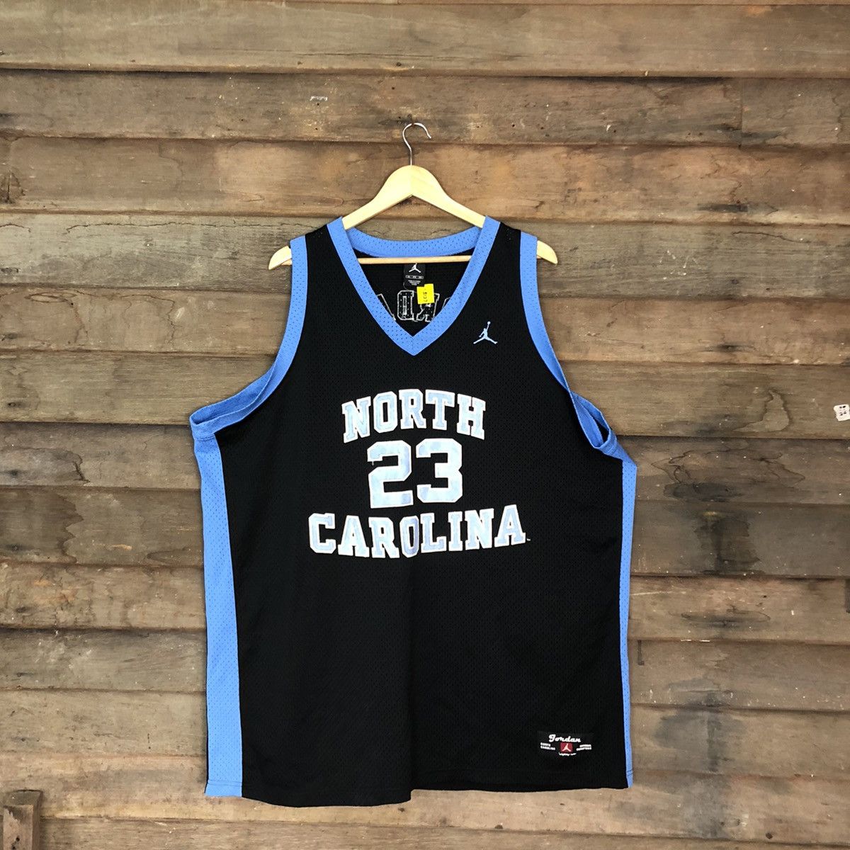3XL 28 Jordan North Carolina Black Jersey #3127