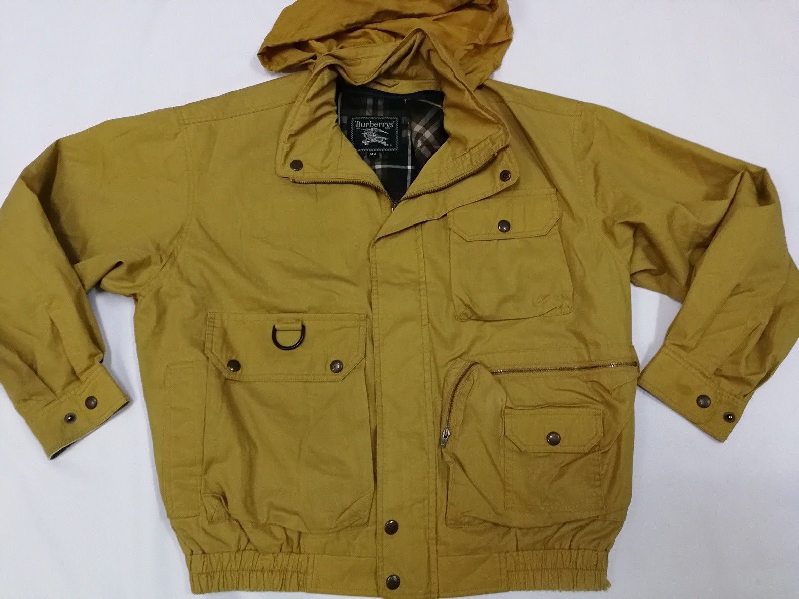 Burberry Rare BURBERRY Tactical Bomber Jacket Nova Check Inner Size US M / EU 48-50 / 2 - 1 Thumbnail