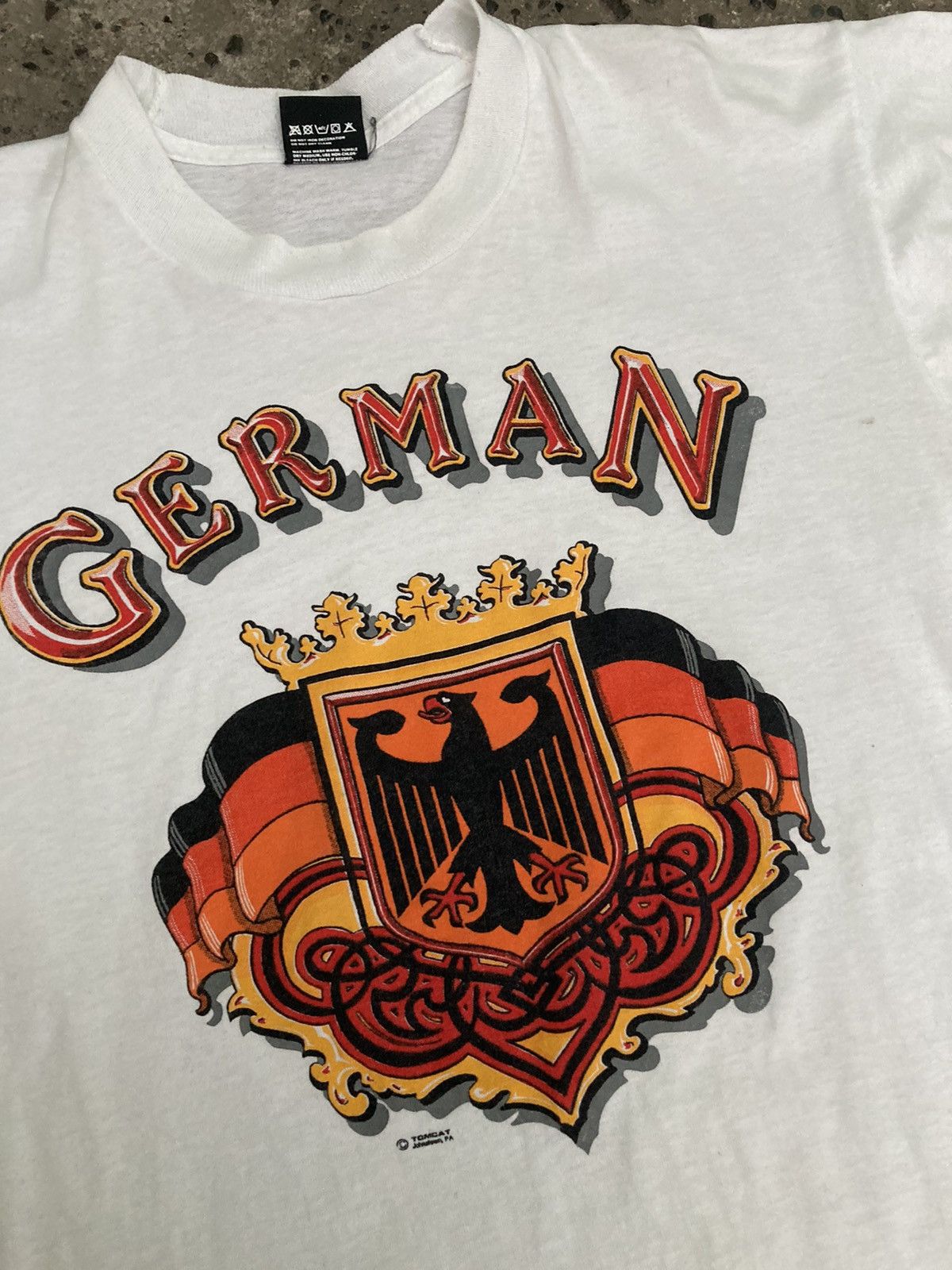 Vintage Vintage German t shirt Size US L / EU 52-54 / 3 - 2 Thumbnail