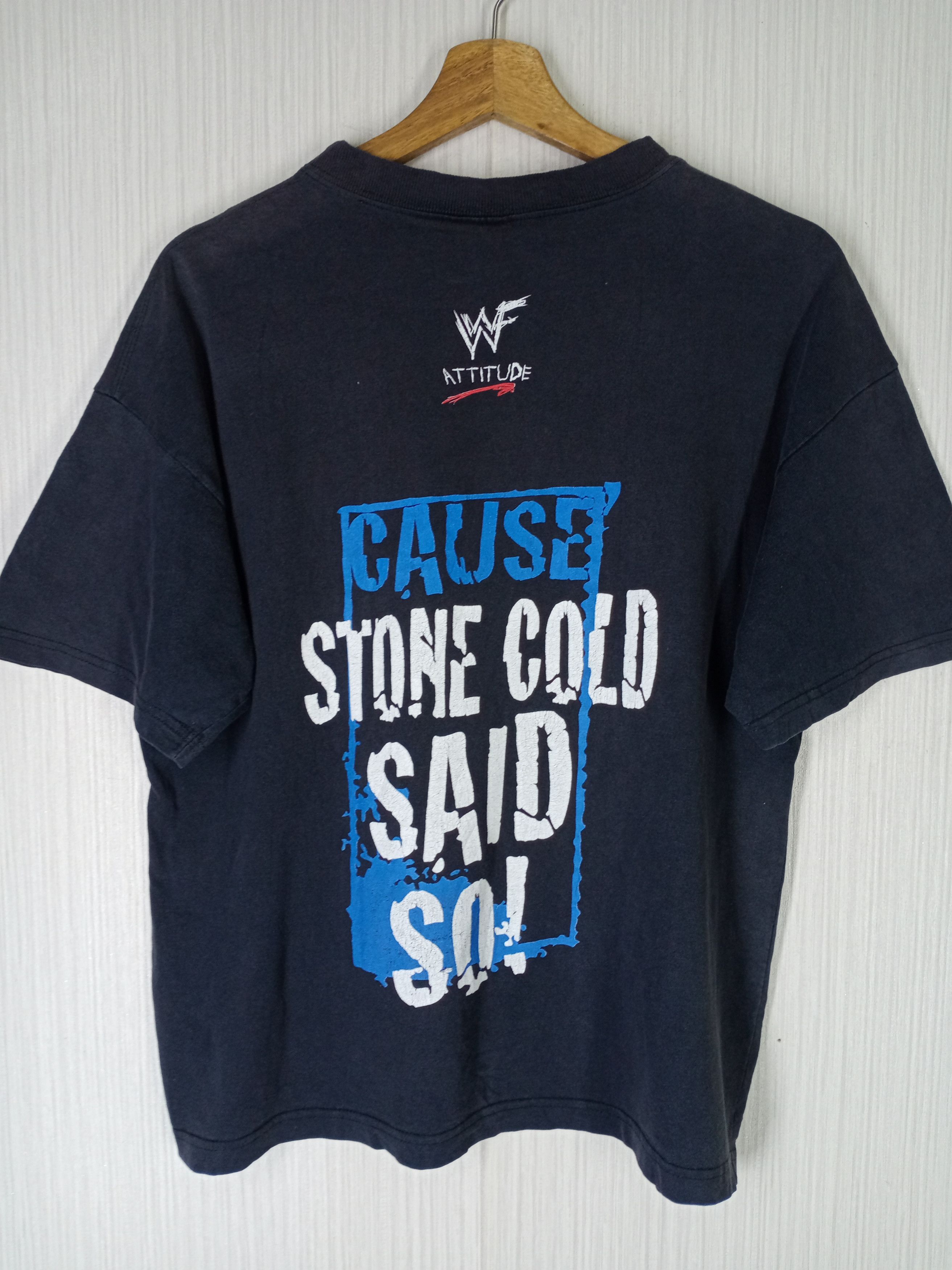 WWE Vintage Stone Cold Steve Austin Wwf Tshirt Size US M / EU 48-50 / 2 - 2 Thumbnail