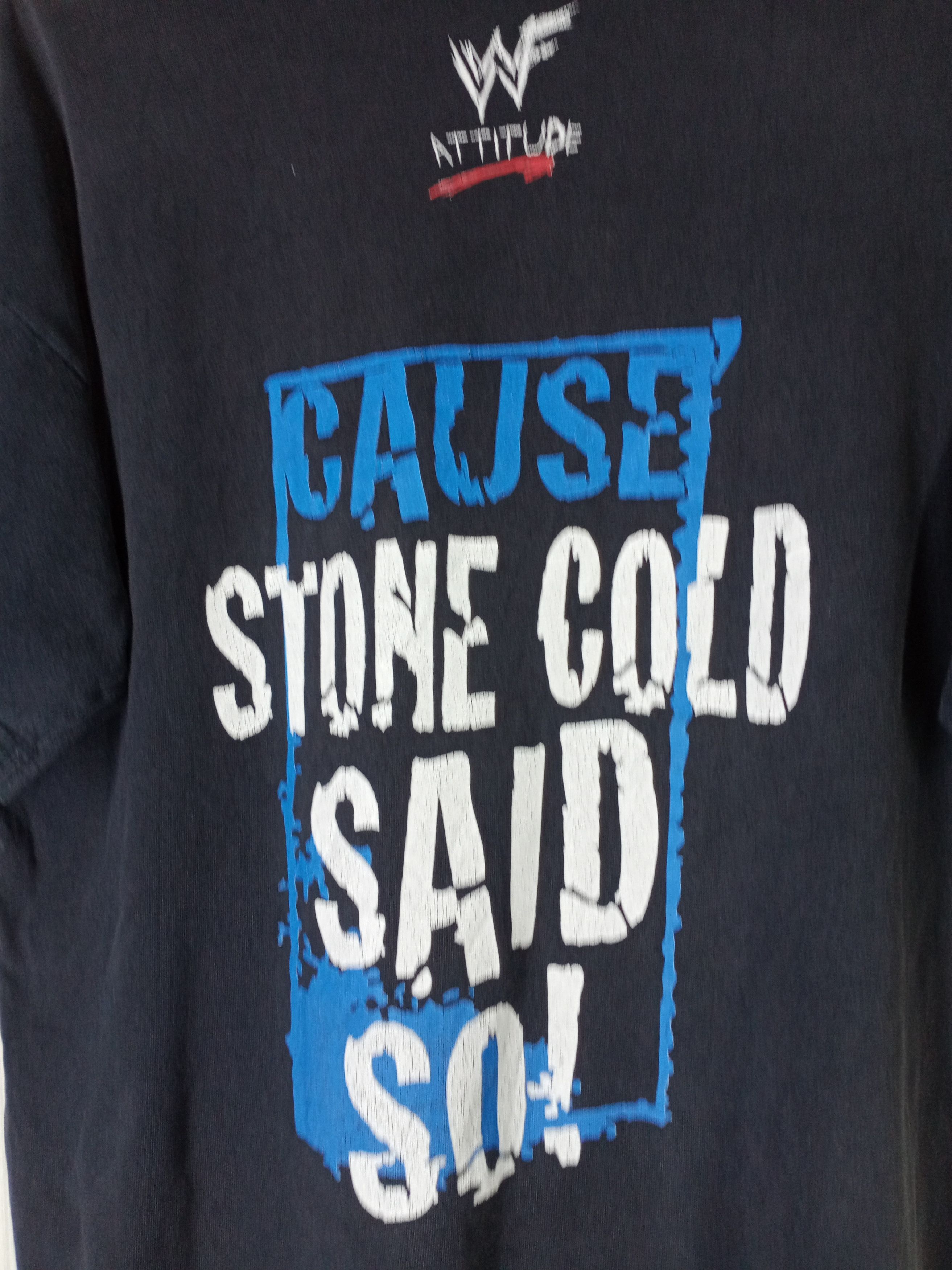 WWE Vintage Stone Cold Steve Austin Wwf Tshirt Size US M / EU 48-50 / 2 - 4 Thumbnail