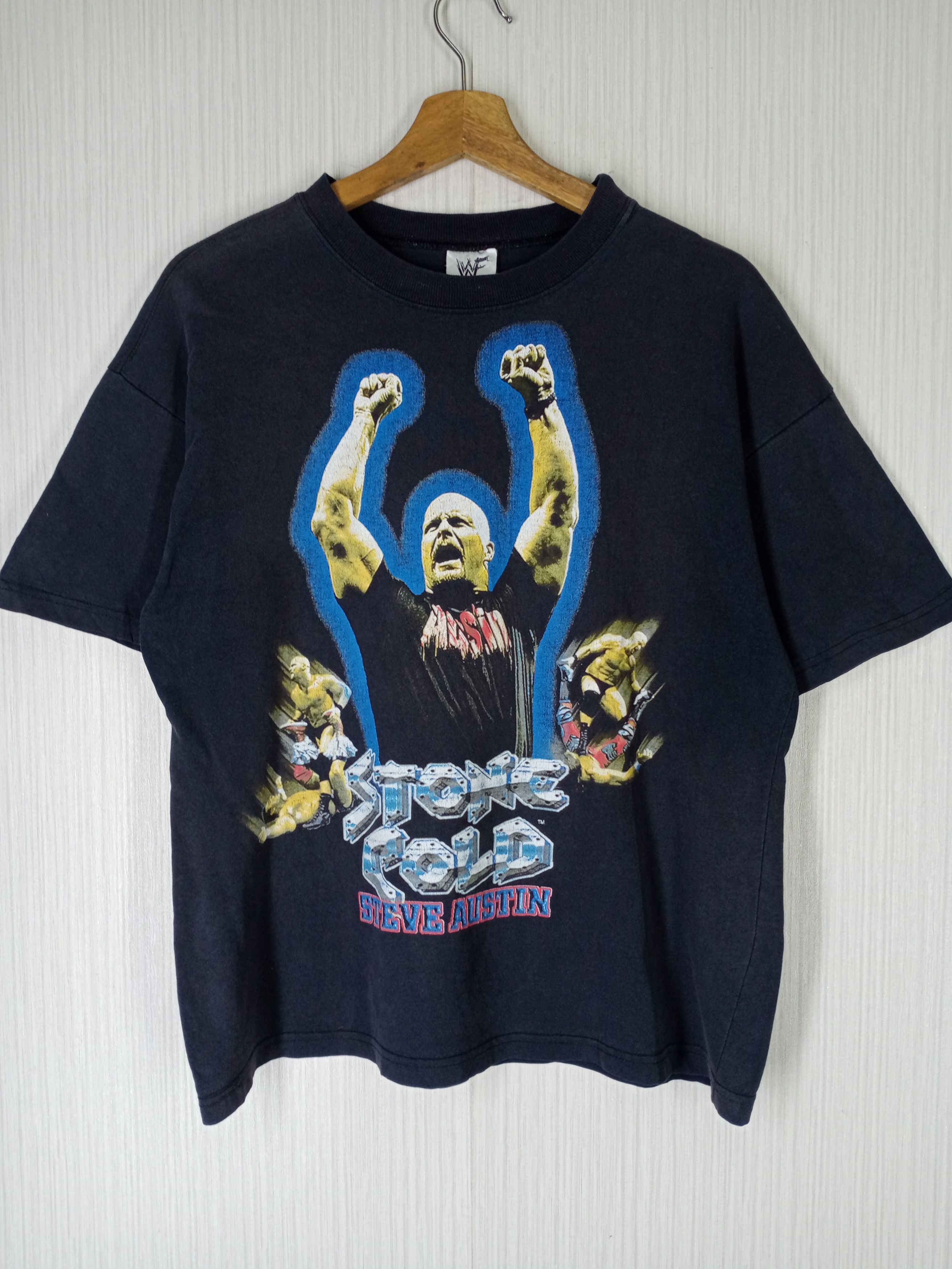 WWE Vintage Stone Cold Steve Austin Wwf Tshirt Size US M / EU 48-50 / 2 - 1 Thumbnail