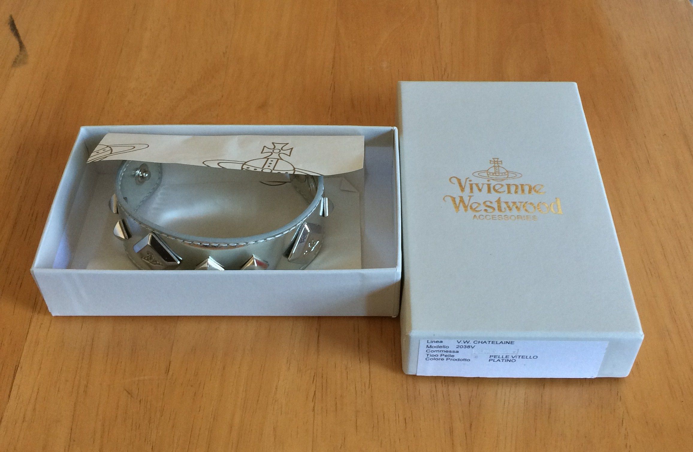 Vivienne Westwood S/S 2003 Vivenne Westwood Studded Leather Orb Bracelet Size ONE SIZE - 5 Thumbnail