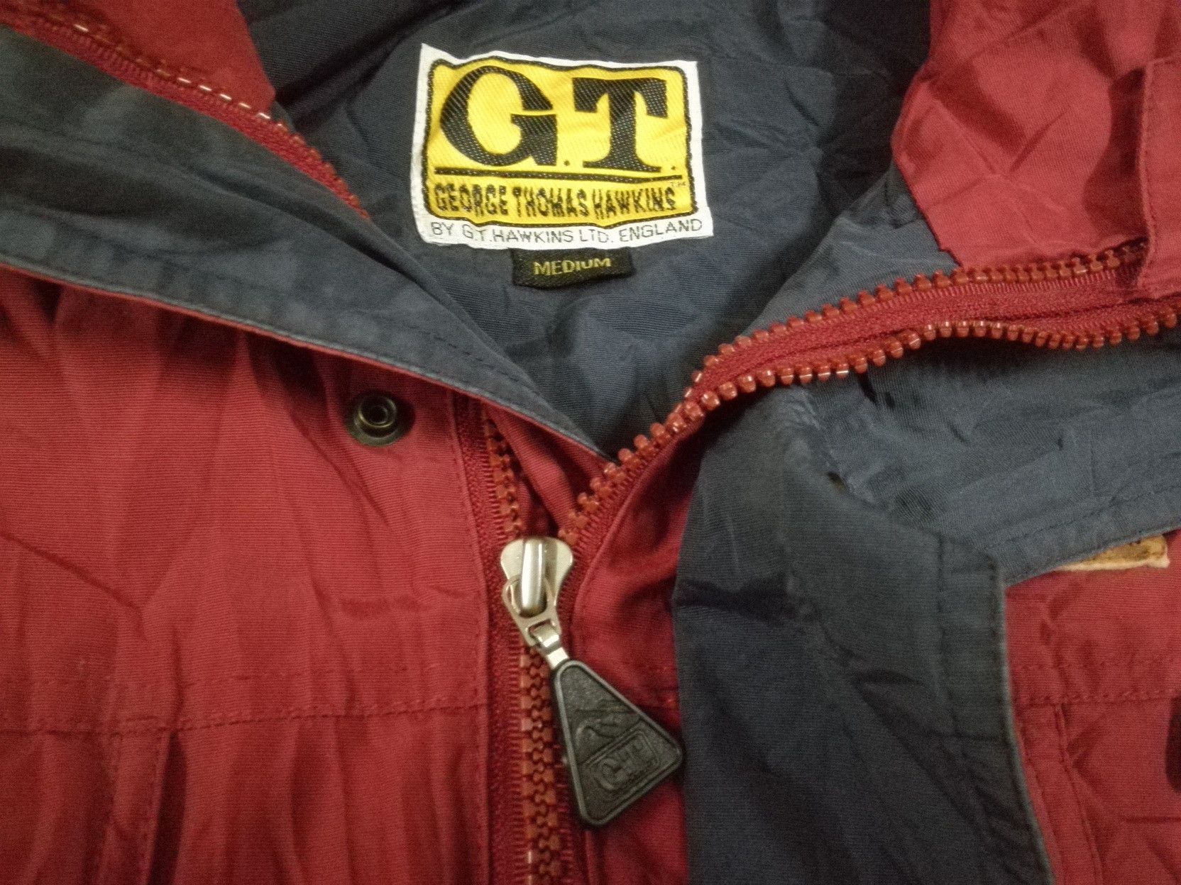 image of Ski x Vintage George Thomas G.t Hawkins England Hiking Jacket in Red, Men's (Size Medium)