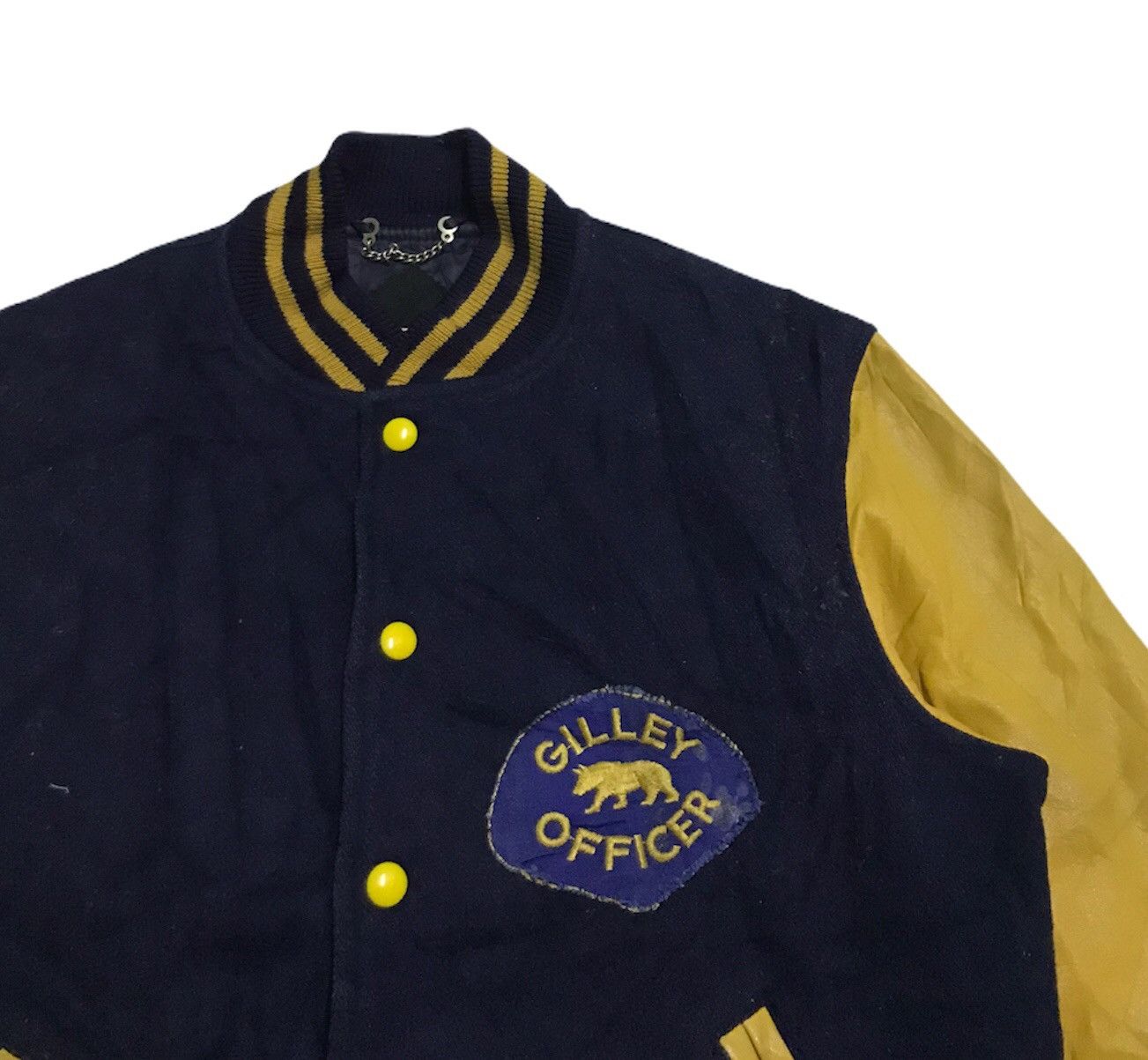 Vintage vintage stadium varsity jacket leather sleeve Size US M / EU 48-50 / 2 - 3 Thumbnail
