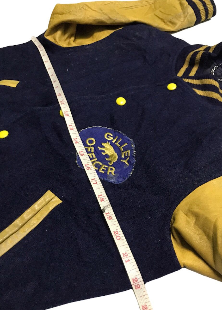 Vintage vintage stadium varsity jacket leather sleeve Size US M / EU 48-50 / 2 - 9 Thumbnail