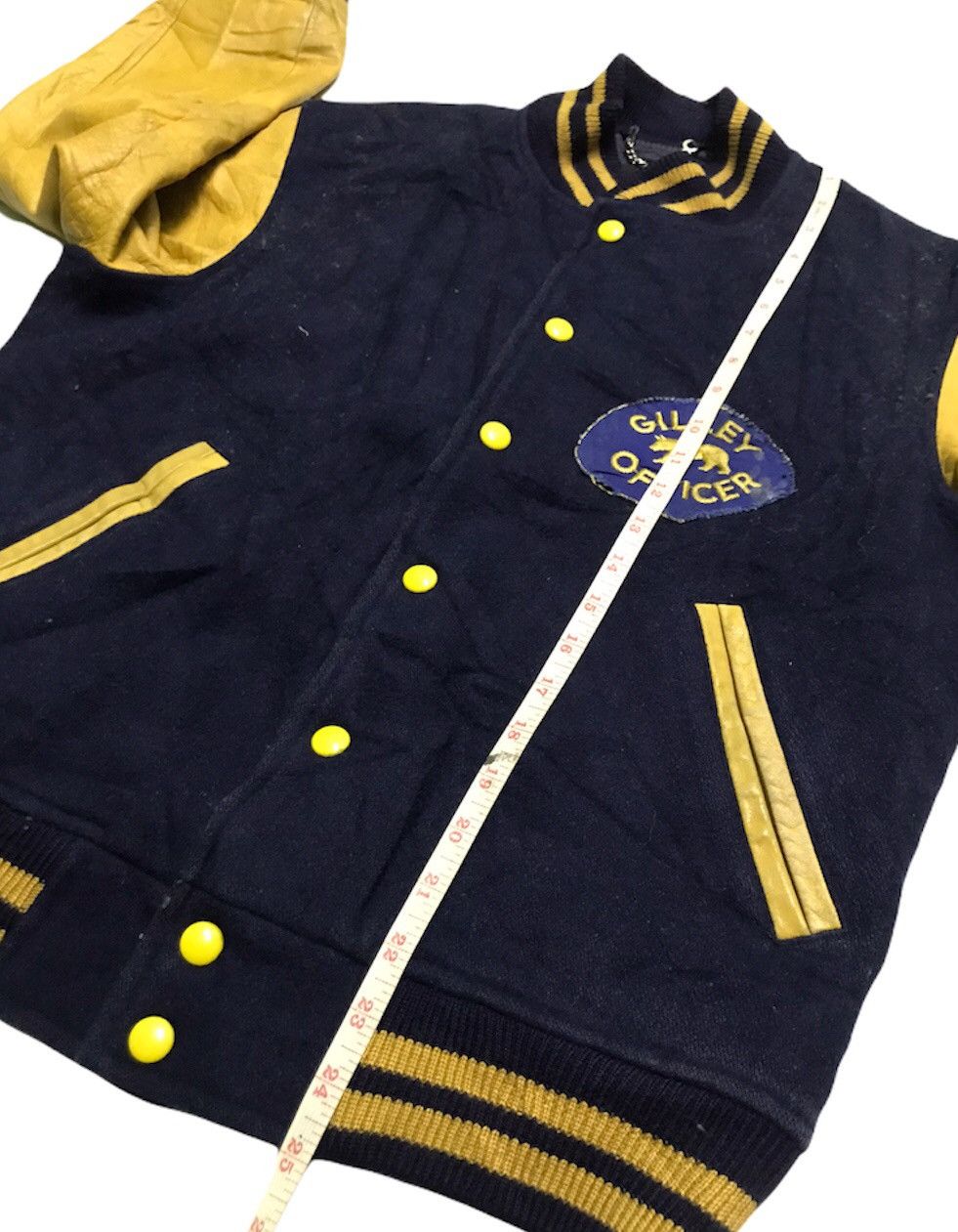 Vintage vintage stadium varsity jacket leather sleeve Size US M / EU 48-50 / 2 - 10 Thumbnail