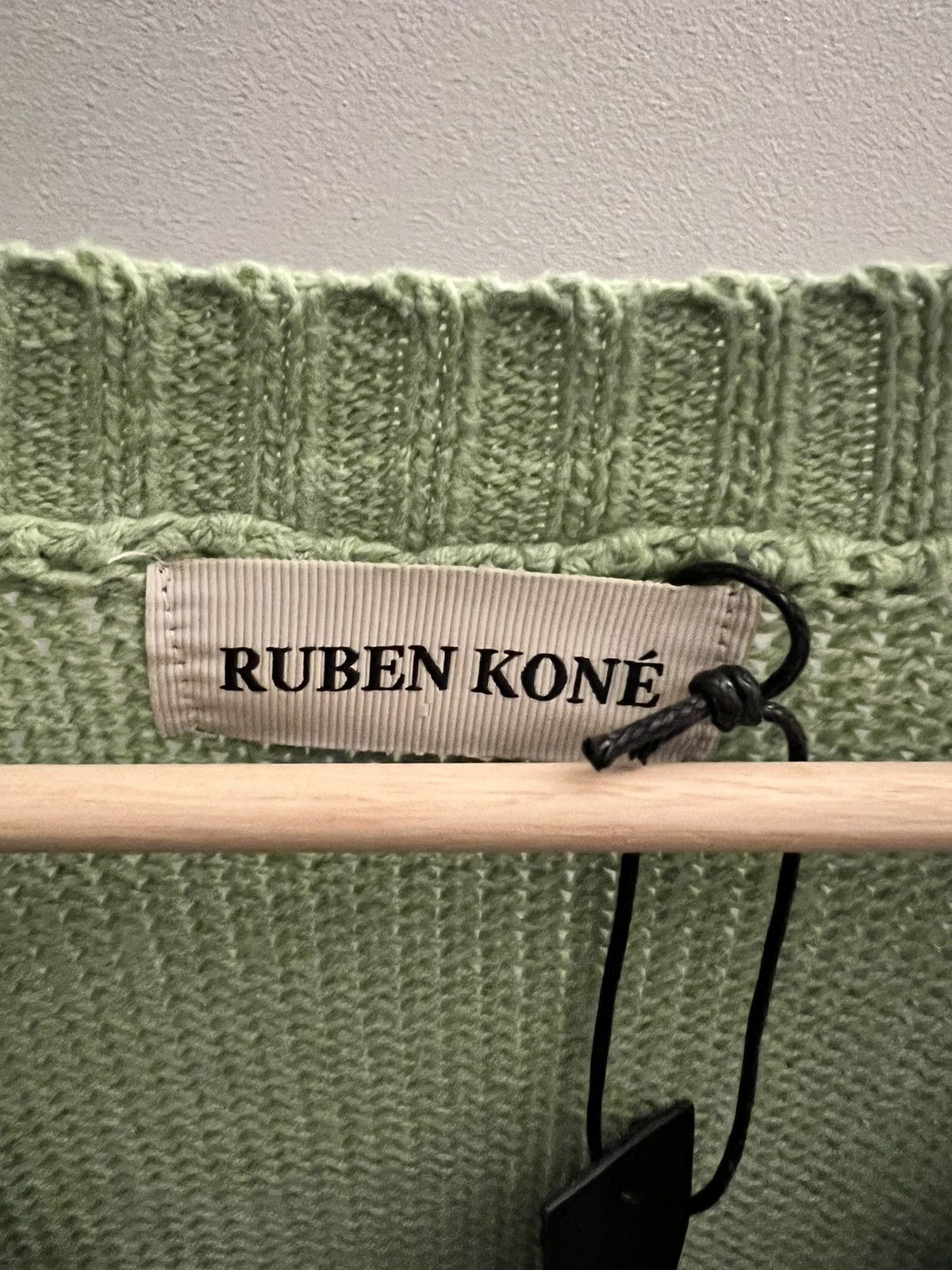 *LIMITED DROP* Ruben Kone Oversized Cropped Cardigan “Mint”