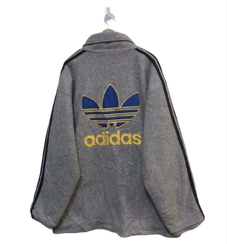 Vintage vtg 90s Adidas big logo jacket Size US XL / EU 56 / 4 - 1 Thumbnail