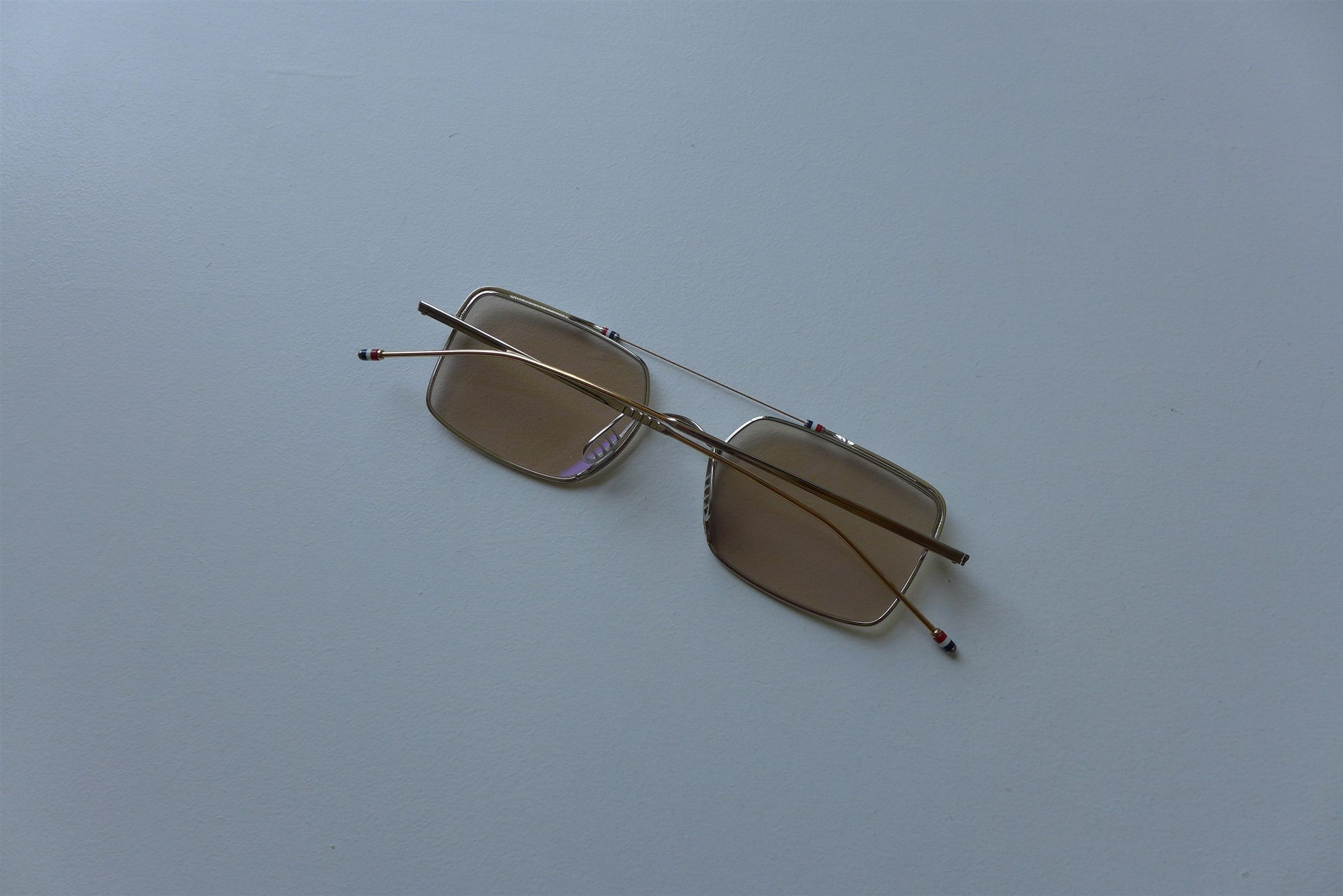 Thom Browne Thom Browne TB909 Sunglasses -- Silver / Gold Titanium Size ONE SIZE - 5 Thumbnail