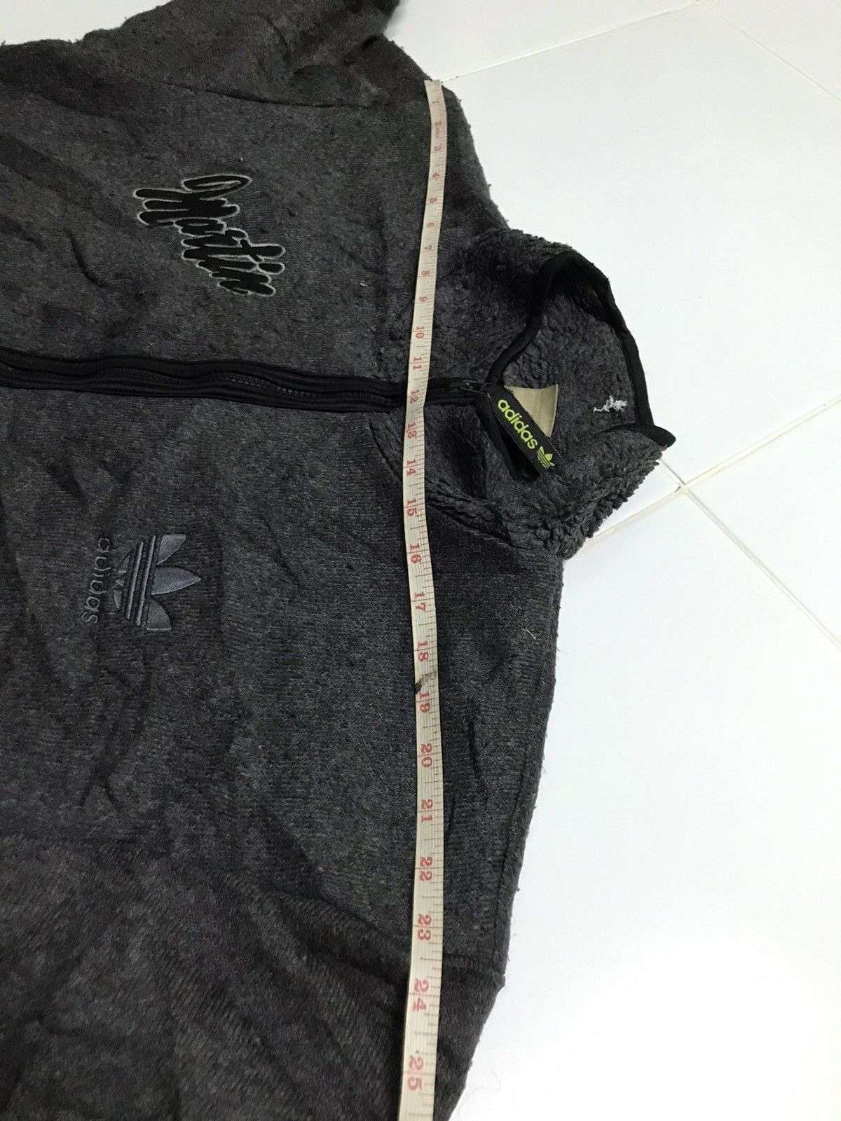 Vintage vtg adidas fleece jacket Size US M / EU 48-50 / 2 - 10 Thumbnail