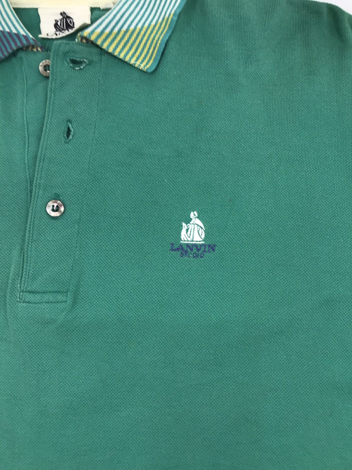 Lanvin Lanvin Studio Polo Tee Embroidery Logo Size US L / EU 52-54 / 3 - 2 Thumbnail