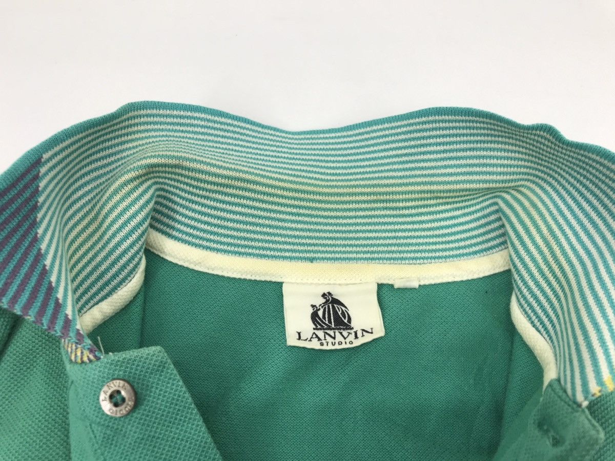 Lanvin Lanvin Studio Polo Tee Embroidery Logo Size US L / EU 52-54 / 3 - 10 Thumbnail