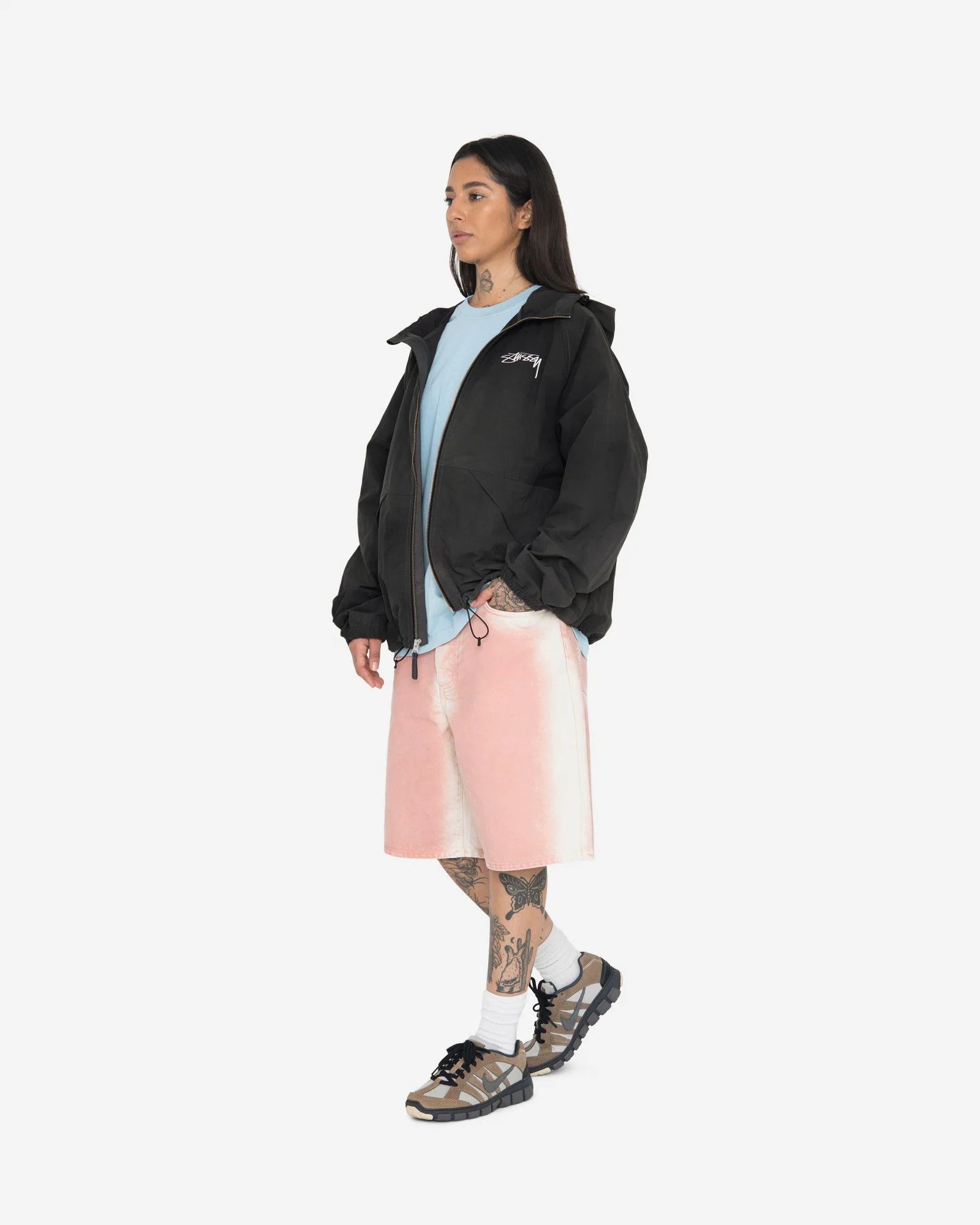 Stussy WAVE DYE BEACH SHELL - black Size US XL / EU 56 / 4 - 10 Thumbnail