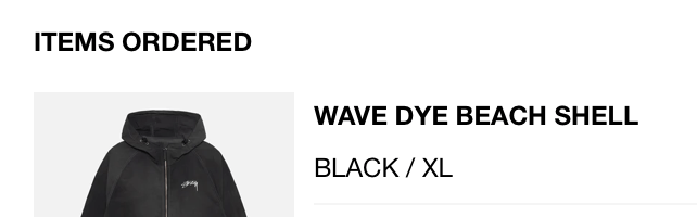 Stussy WAVE DYE BEACH SHELL - black Size US XL / EU 56 / 4 - 11 Thumbnail