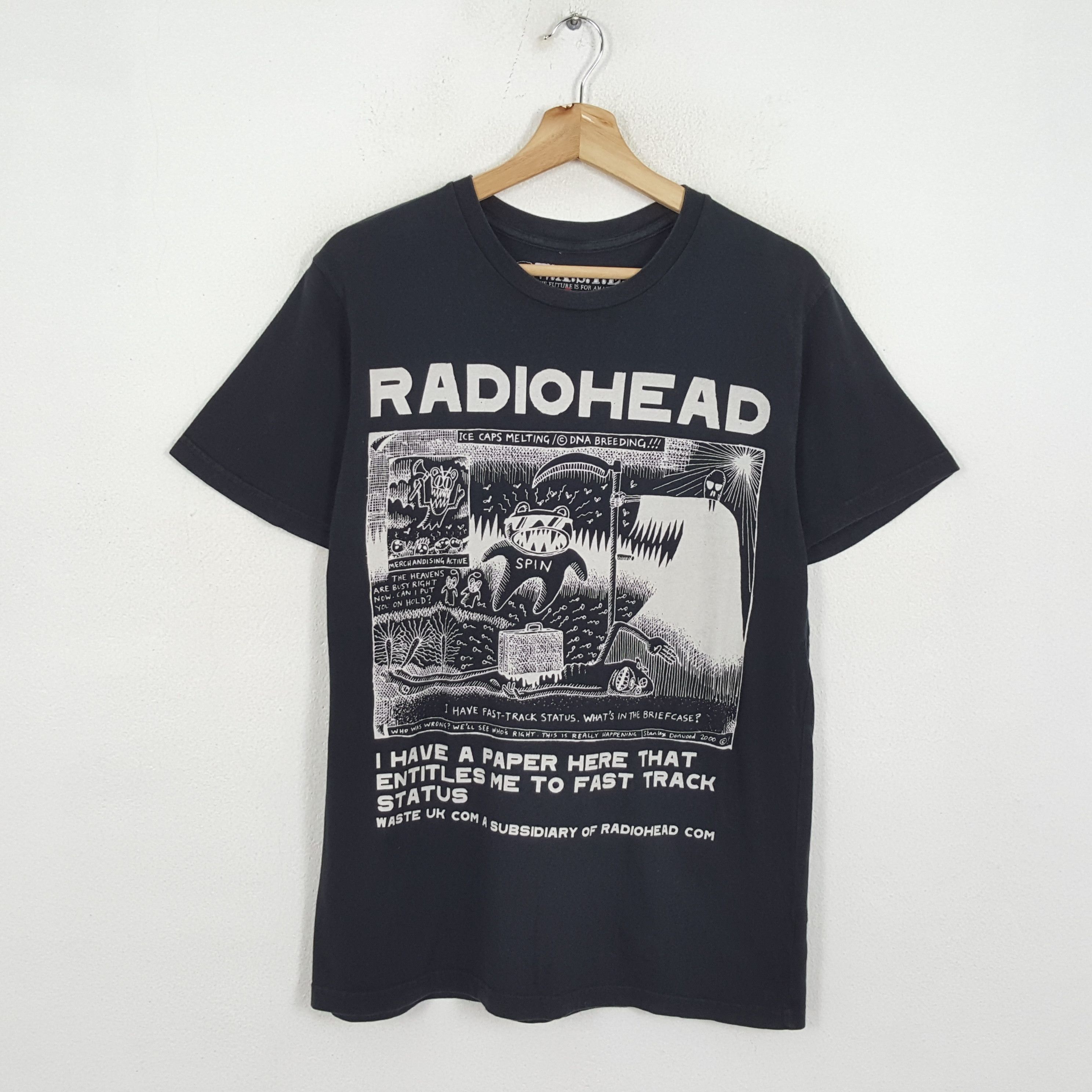 Band Tees × Vintage Vintage RADIOHEAD American Rock Band Tour T-Shirts Size US M / EU 48-50 / 2 - 1 Thumbnail