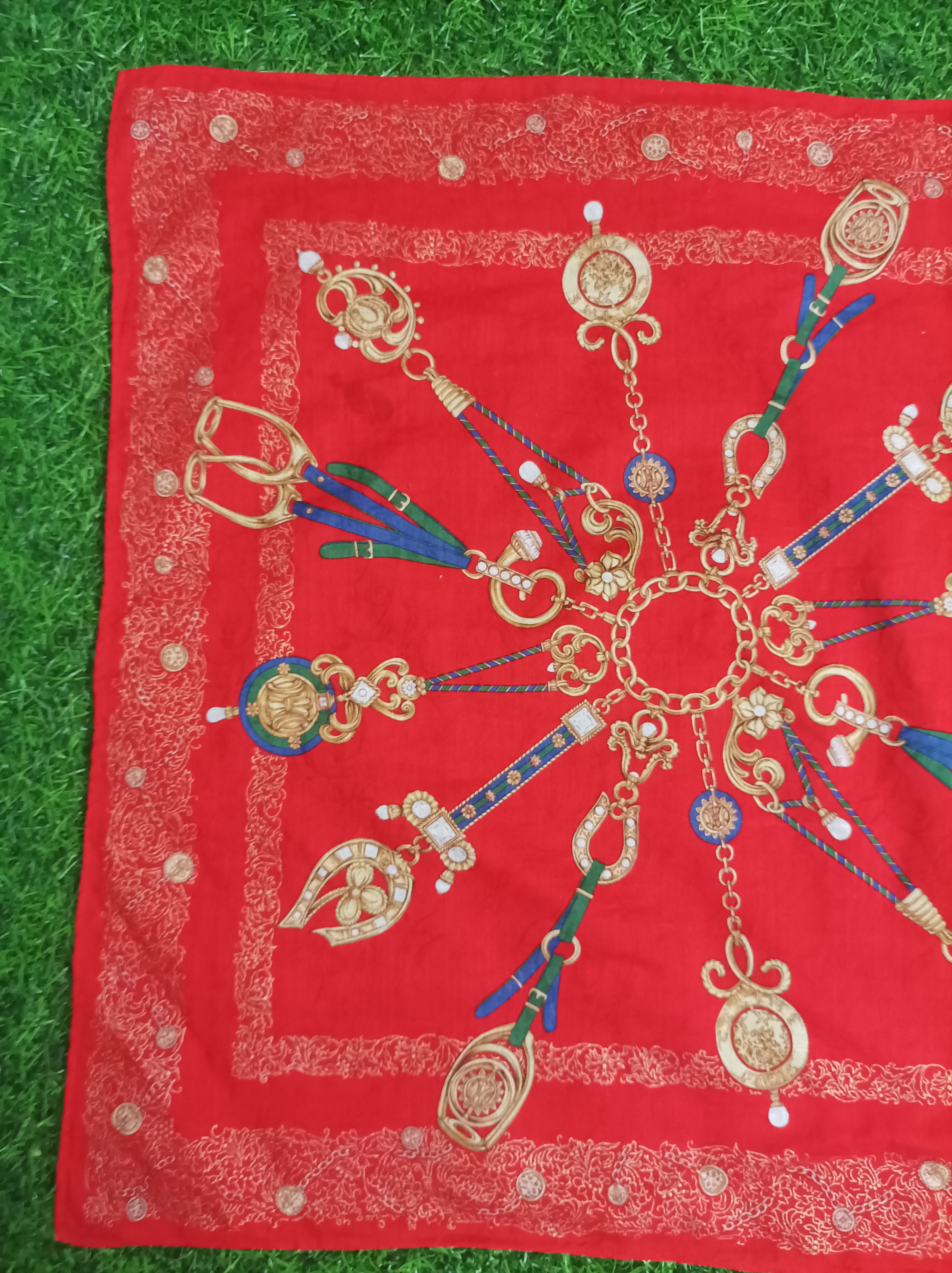 Celine × Designer CELINE HANDKERCHIEF/HEAD SCARF/BANDANA Size ONE SIZE - 3 Thumbnail