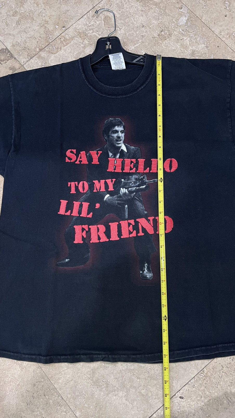 Vintage Scarface “Say Hello To My Lil’ Friend” Tee Size XL Size US XL / EU 56 / 4 - 5 Thumbnail