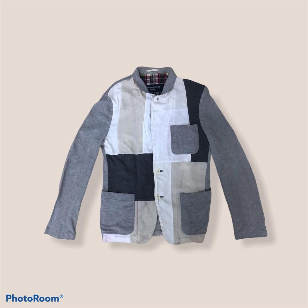 CDG by Comme des Garcons Comme des garcon Ad2008 patchwork blazzer/cardigan Size US S / EU 44-46 / 1 - 2 Thumbnail
