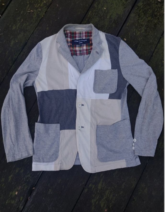 CDG by Comme des Garcons Comme des garcon Ad2008 patchwork blazzer/cardigan Size US S / EU 44-46 / 1 - 1 Thumbnail