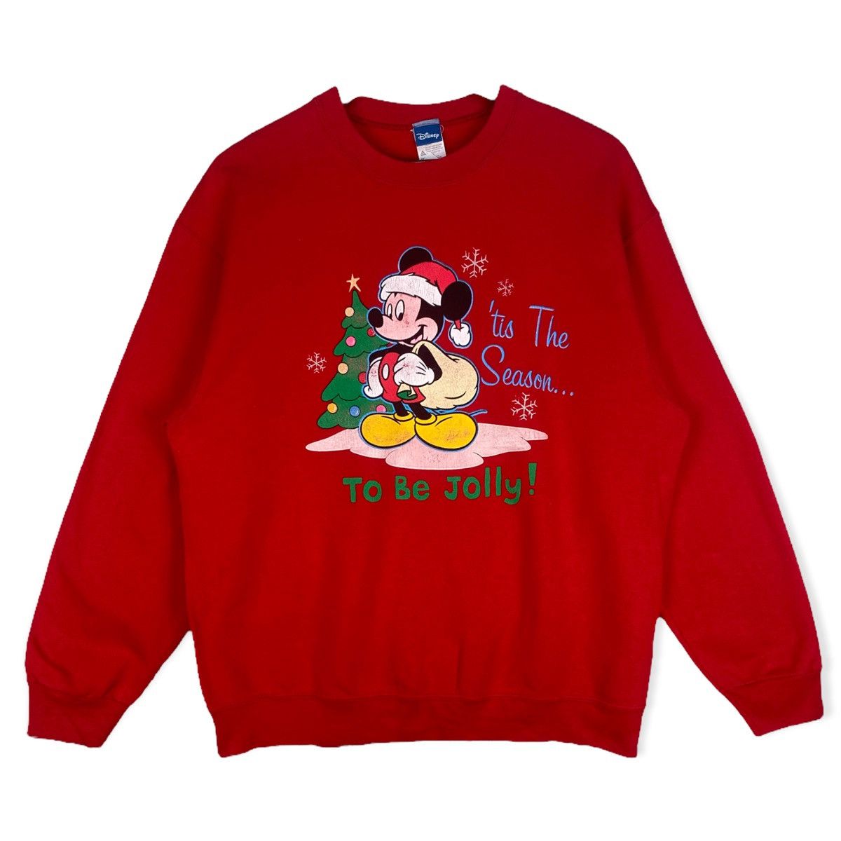 Disney Vintage Mickey To Be Jolly Sweatshirt Size US L / EU 52-54 / 3 - 1 Thumbnail