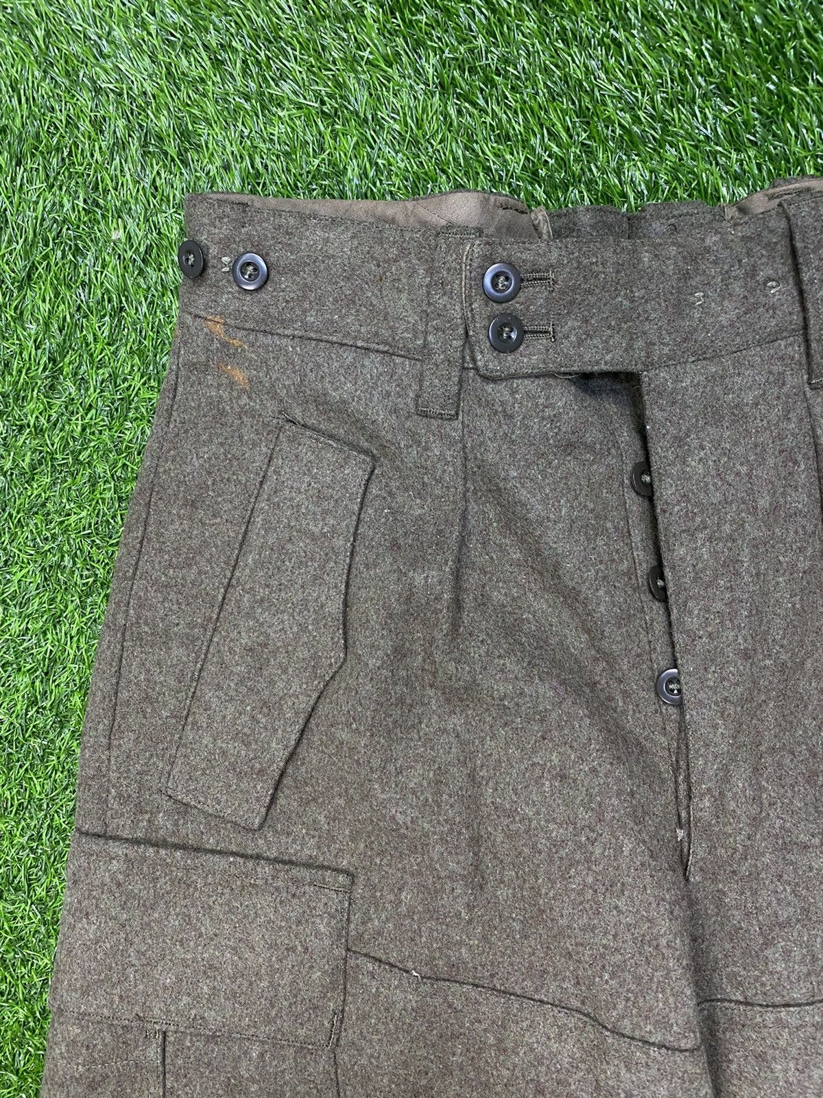 Vintage Vintage 60s German Military Wool Pants Size US 30 / EU 46 - 3 Thumbnail